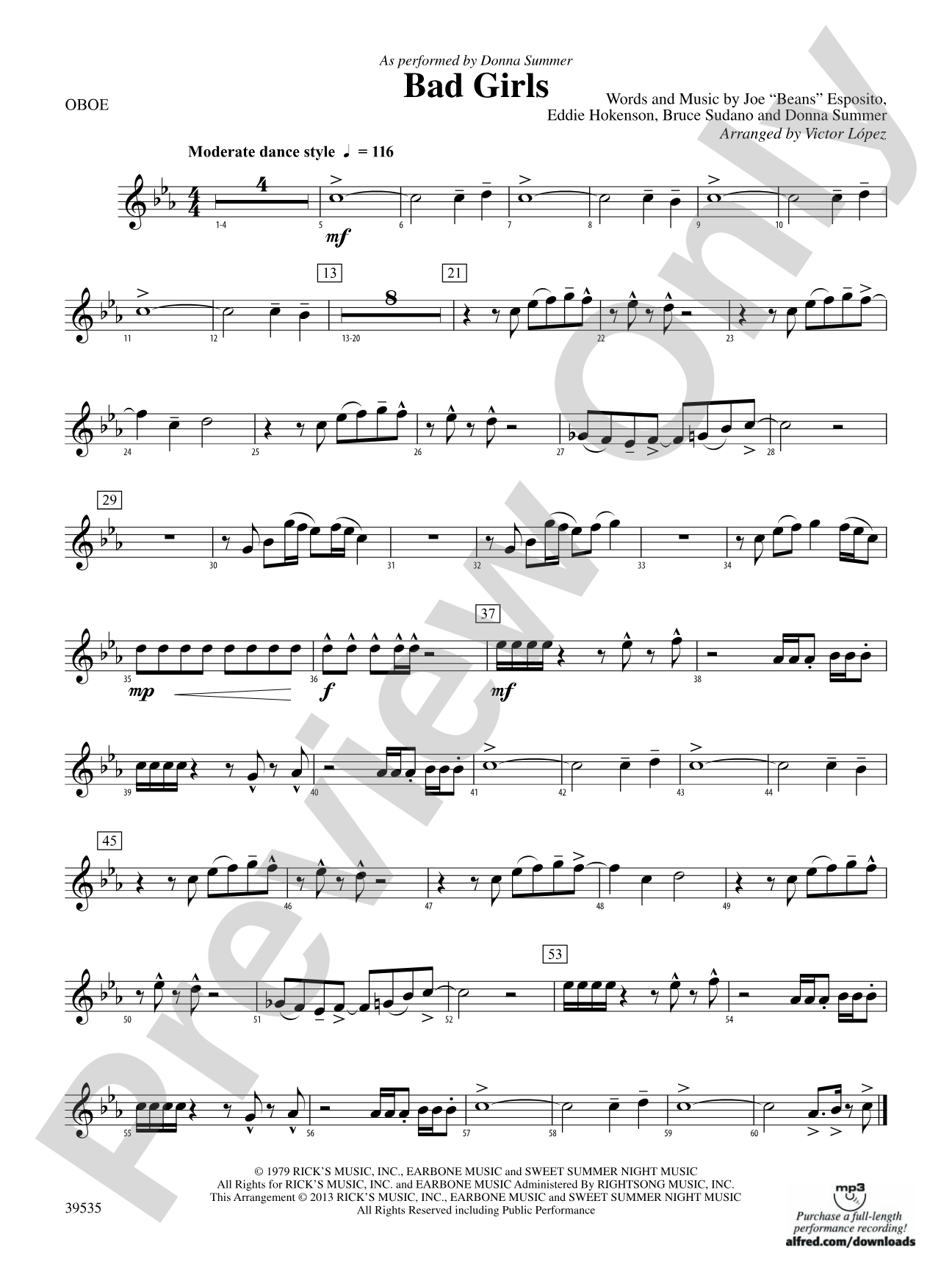 Bad Girls: Oboe