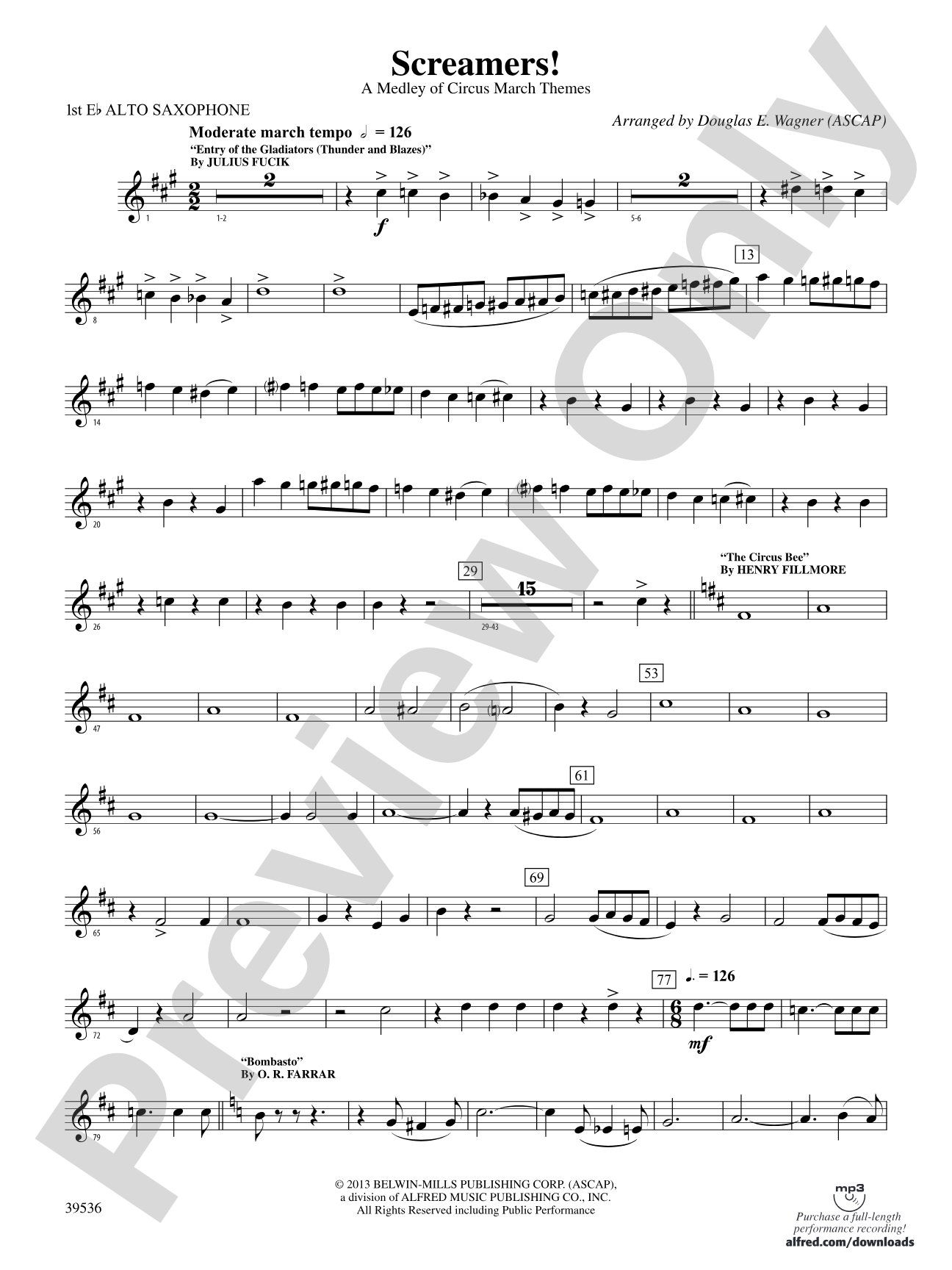 Screamers!: E-flat Alto Saxophone