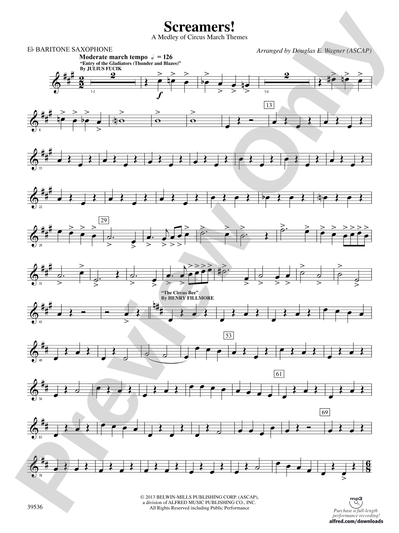 Screamers!: E-flat Baritone Saxophone