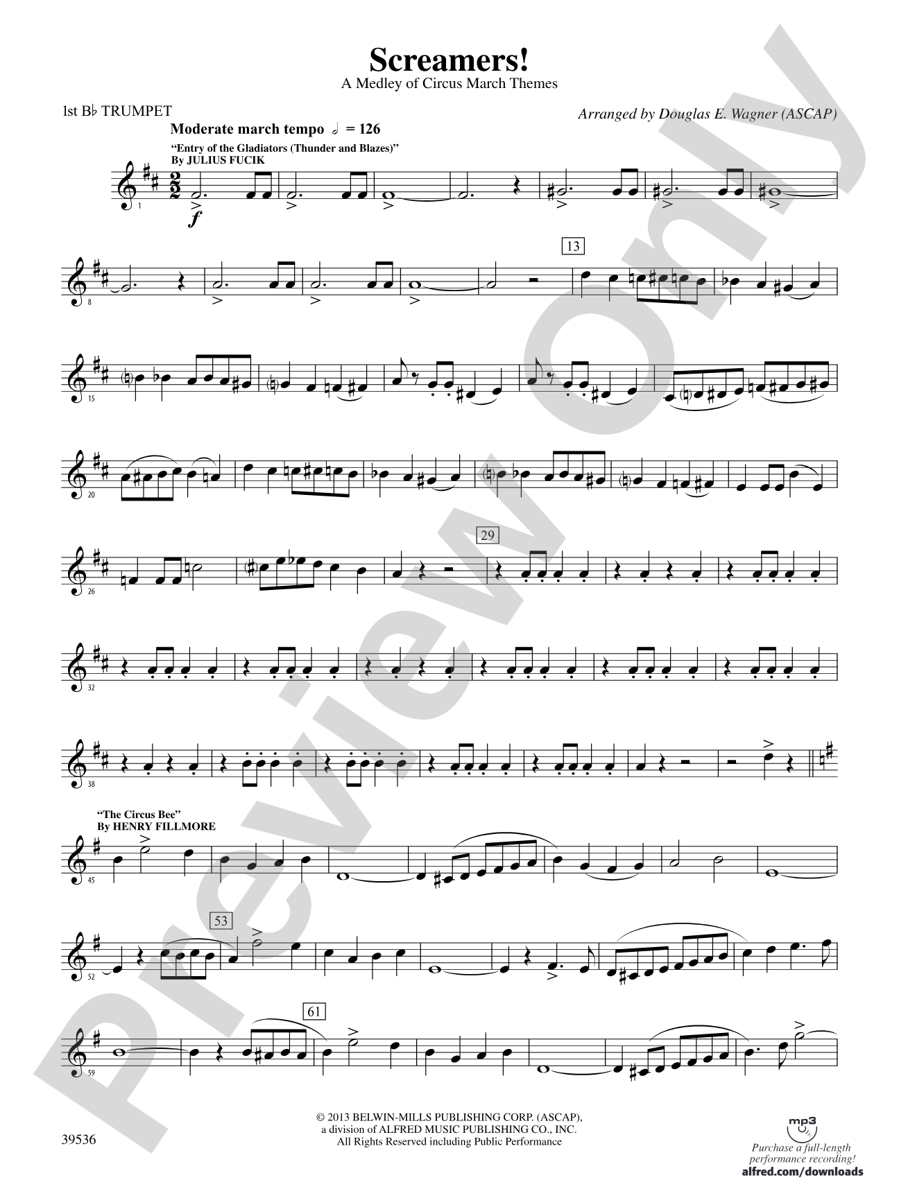 Screamers!: 1st B-flat Trumpet