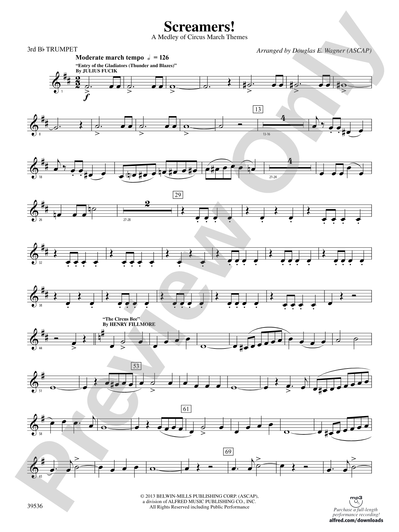 Screamers!: 3rd B-flat Trumpet