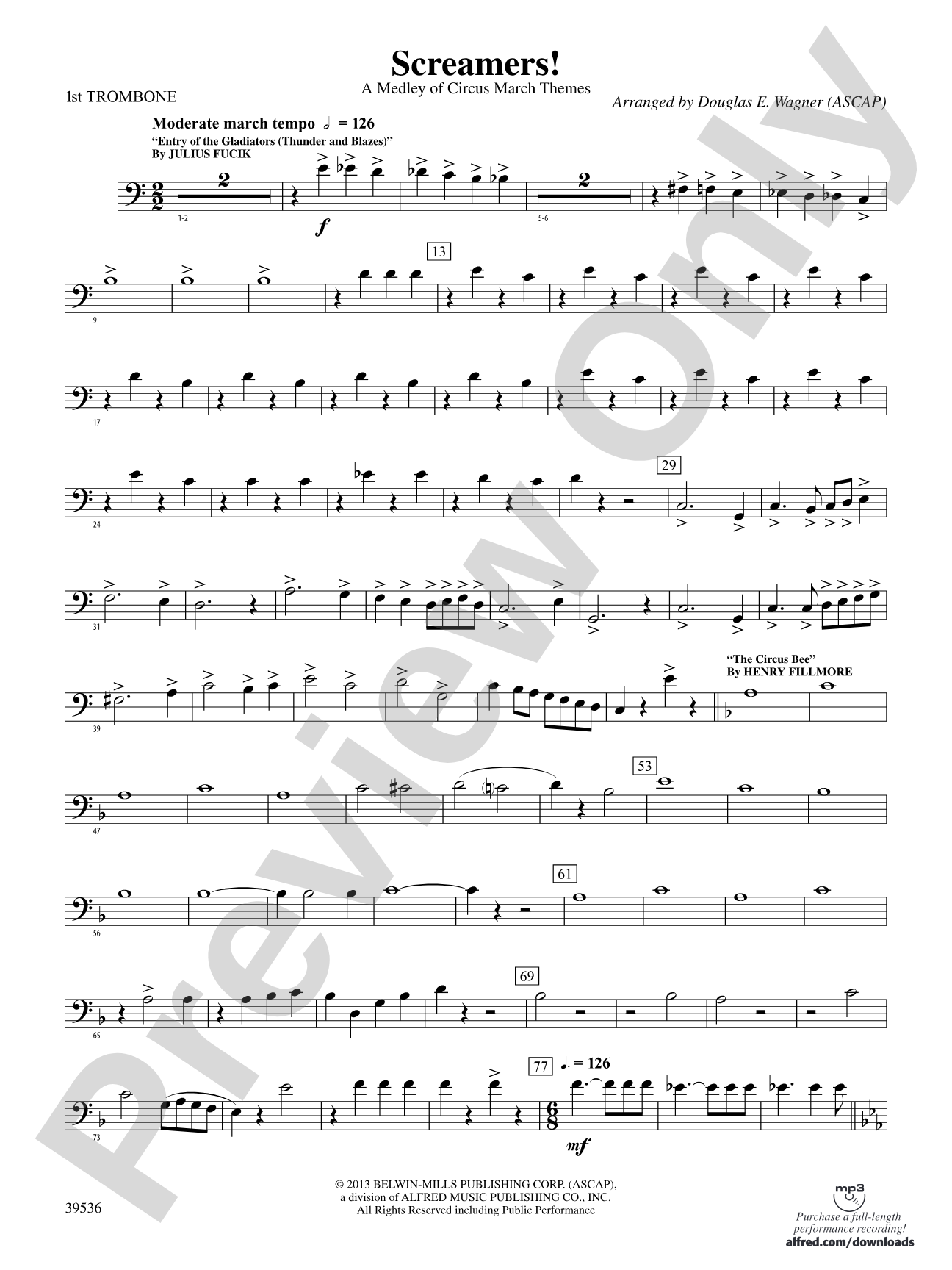 Screamers!: 1st Trombone