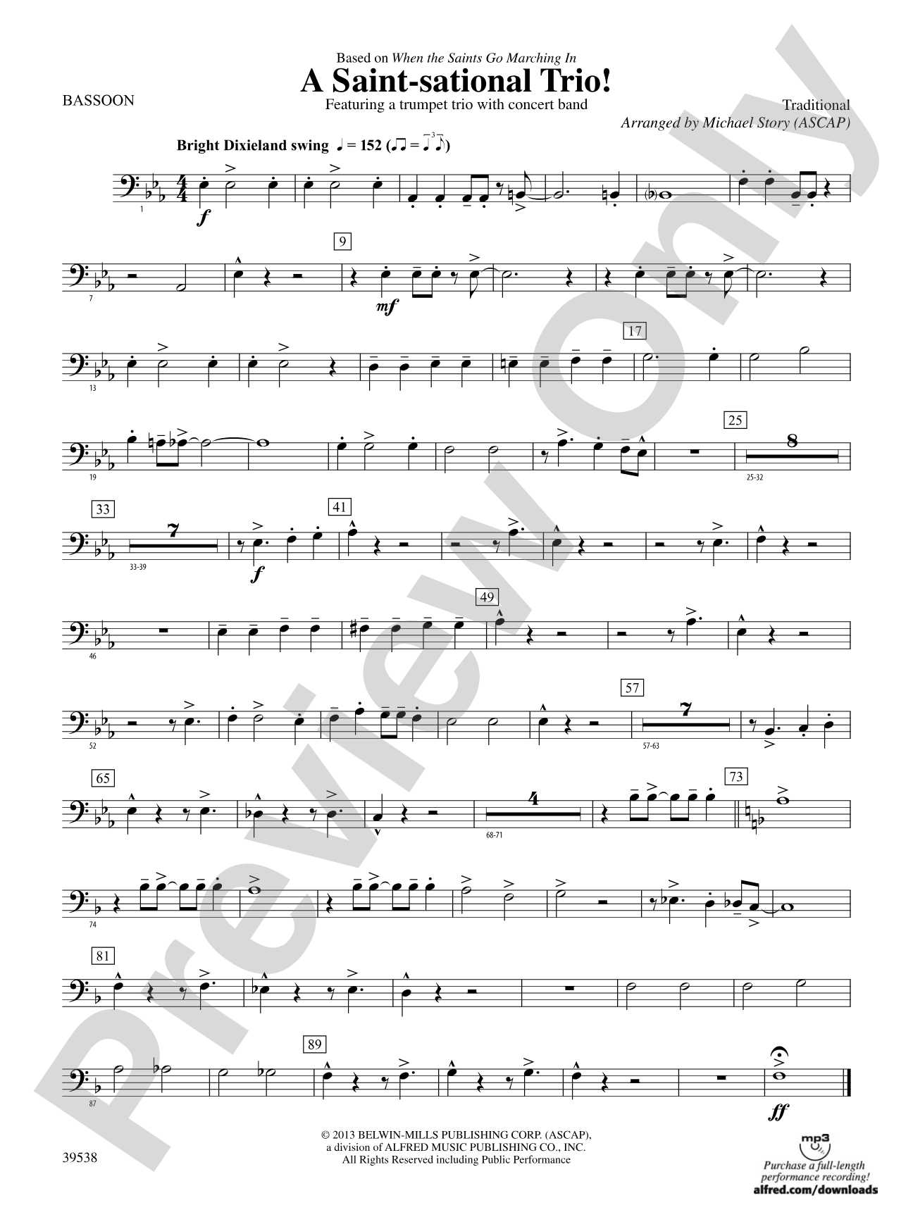 A Saint-sational Trio!: Bassoon