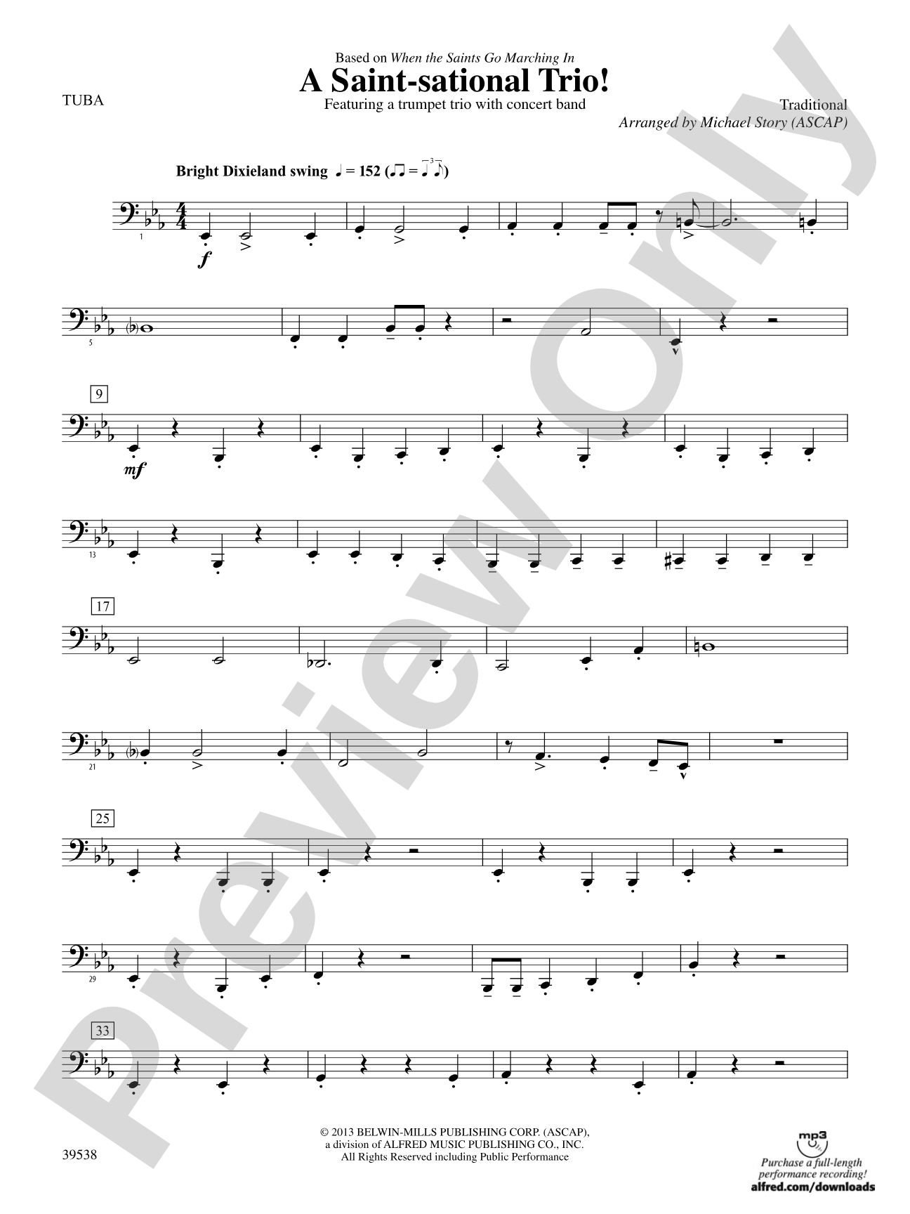 A Saint-sational Trio!: Tuba