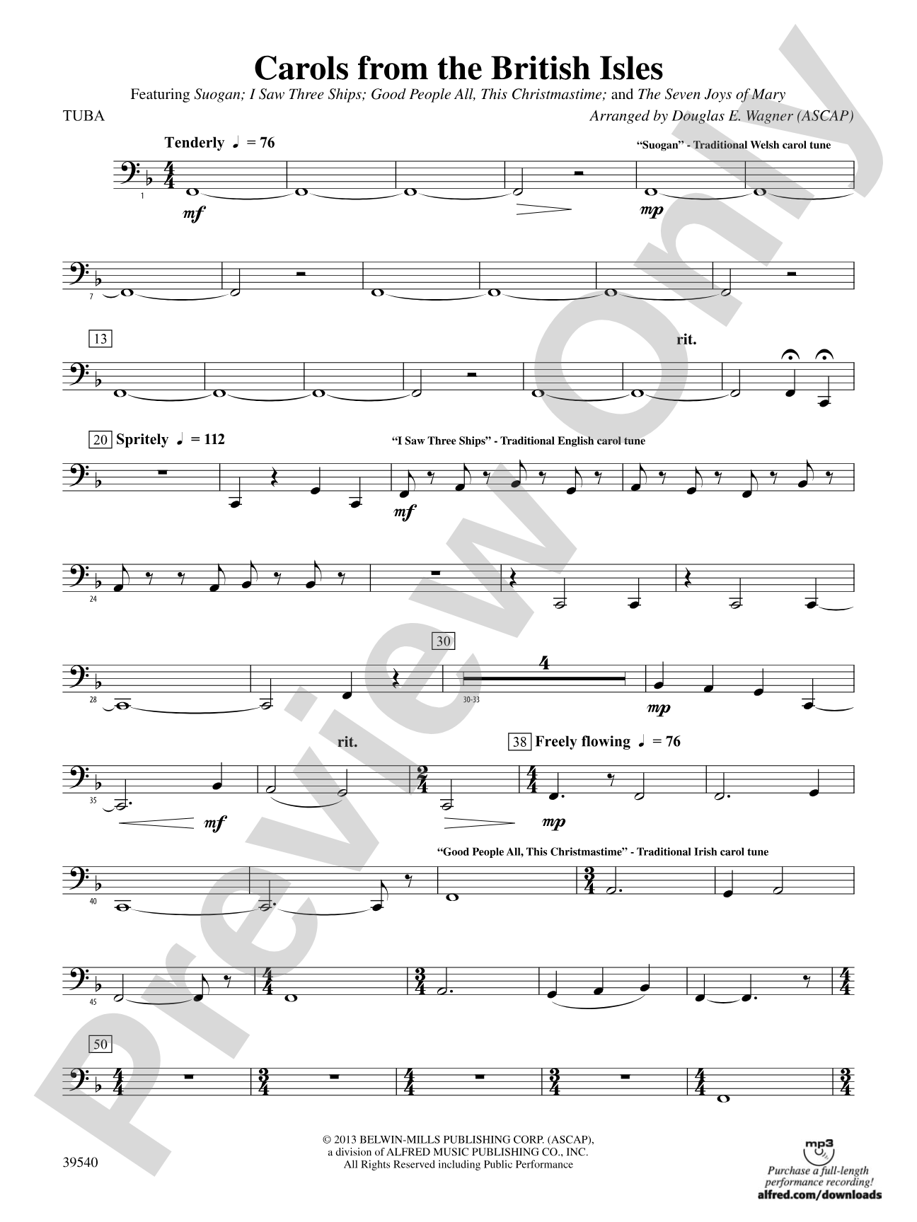 Carols from the British Isles: Tuba