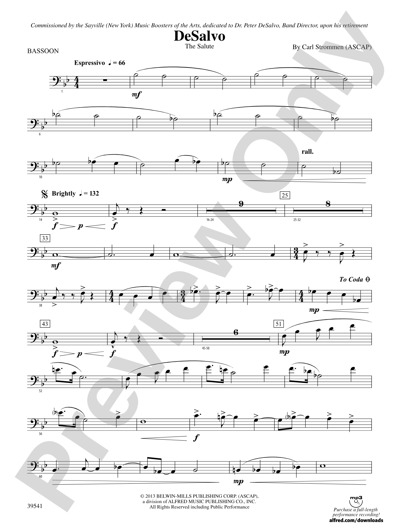 DeSalvo: Bassoon