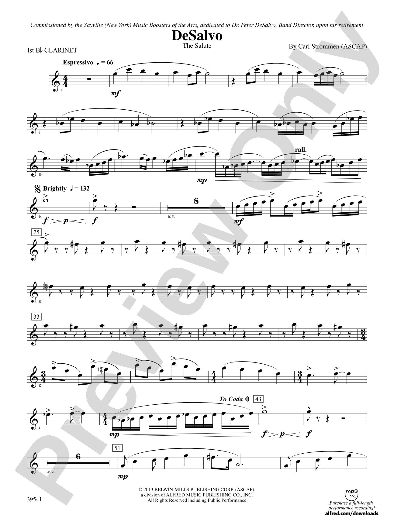 DeSalvo: 1st B-flat Clarinet