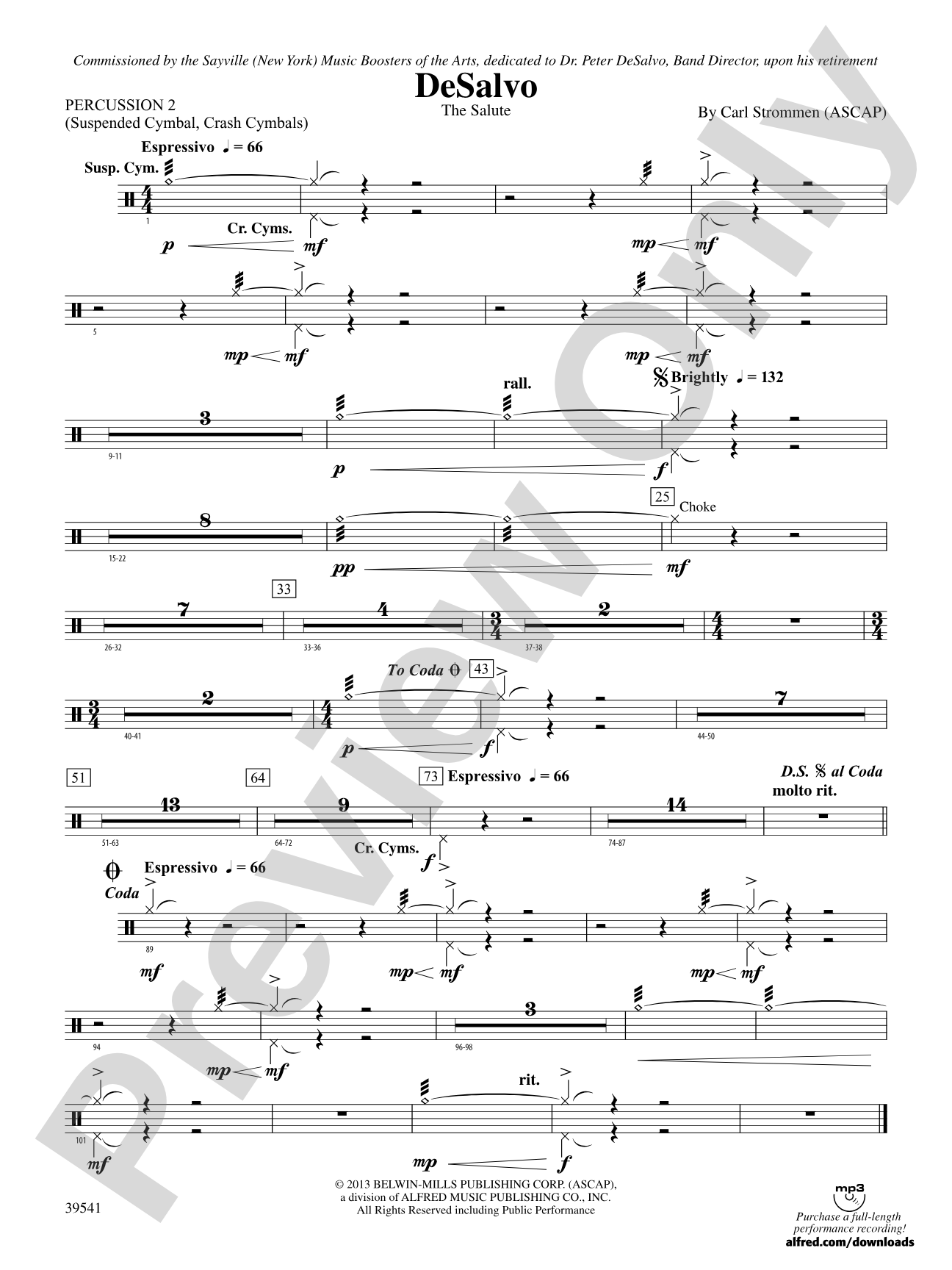 DeSalvo: 2nd Percussion