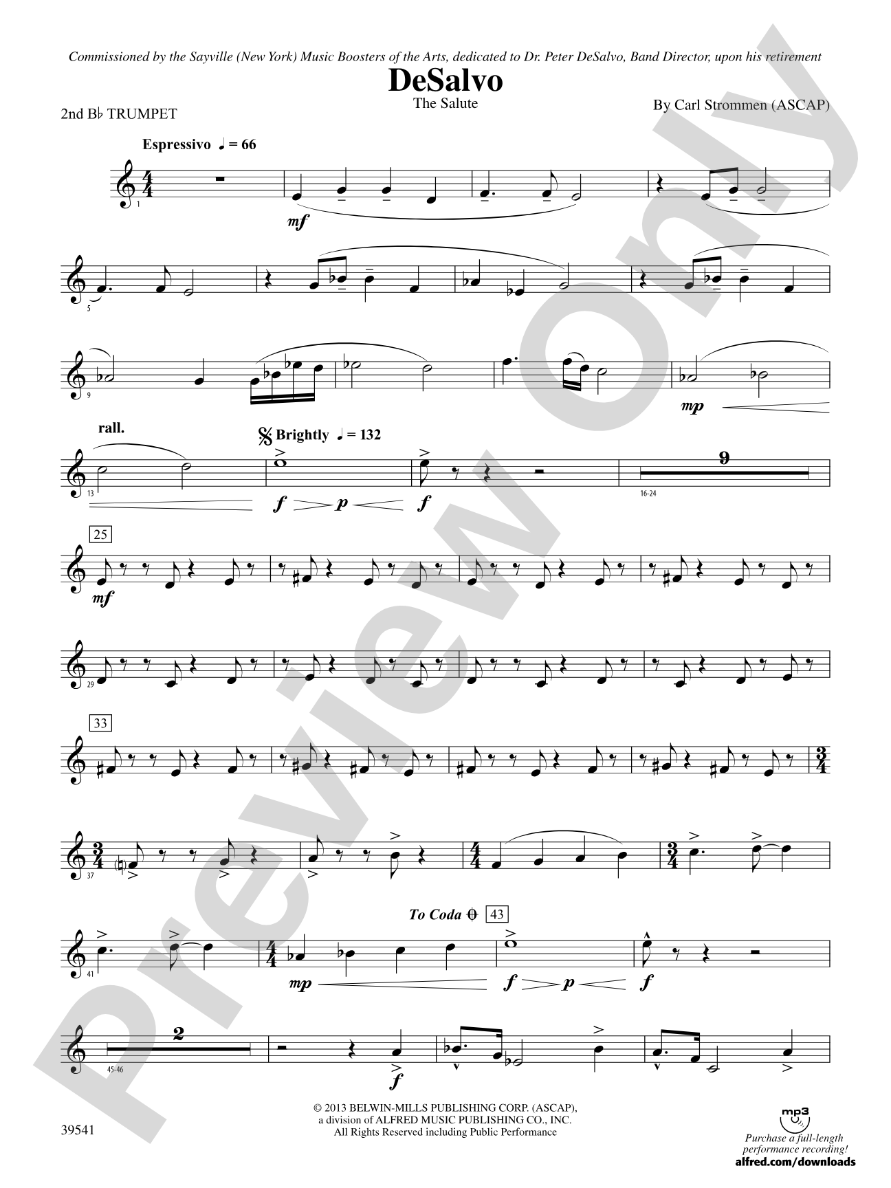 DeSalvo: 2nd B-flat Trumpet