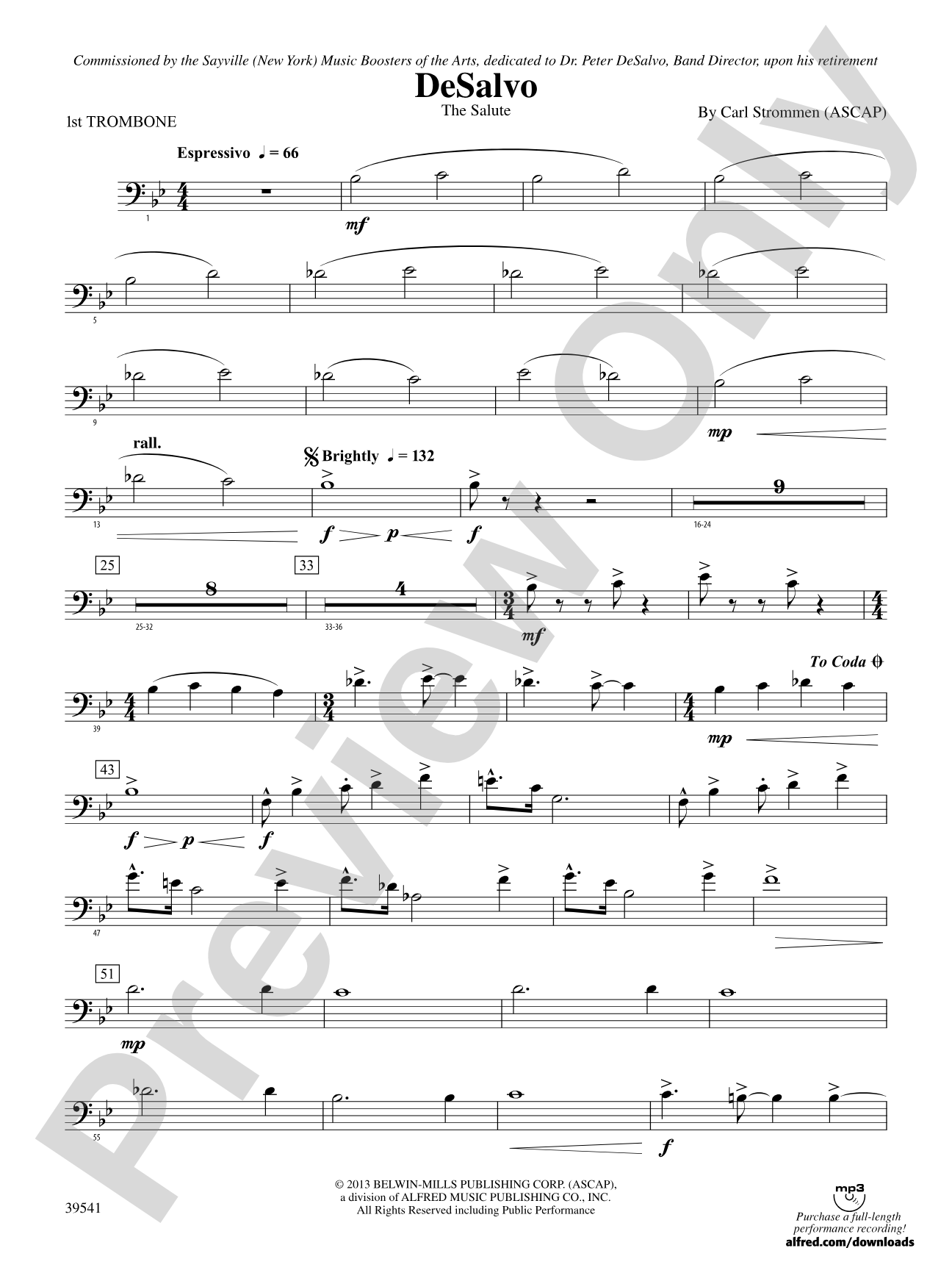 DeSalvo: 1st Trombone