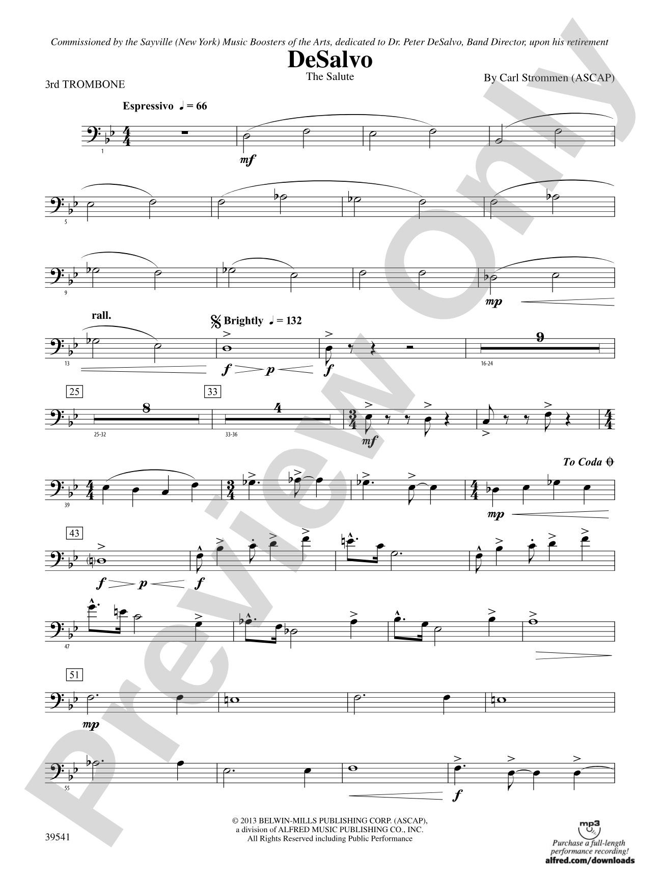 DeSalvo: 3rd Trombone