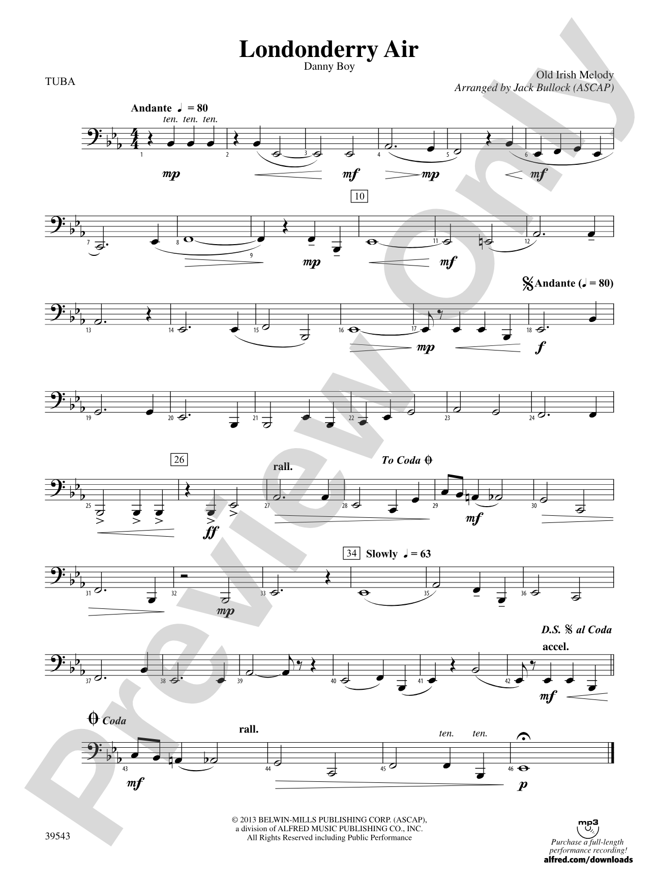 Londonderry Air: Tuba