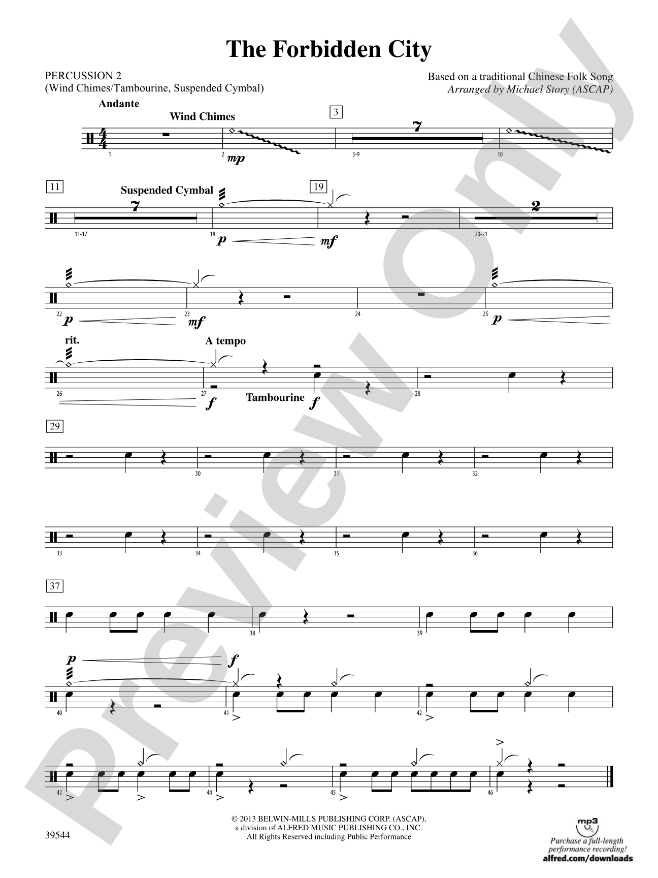 The Forbidden City: 2nd Percussion