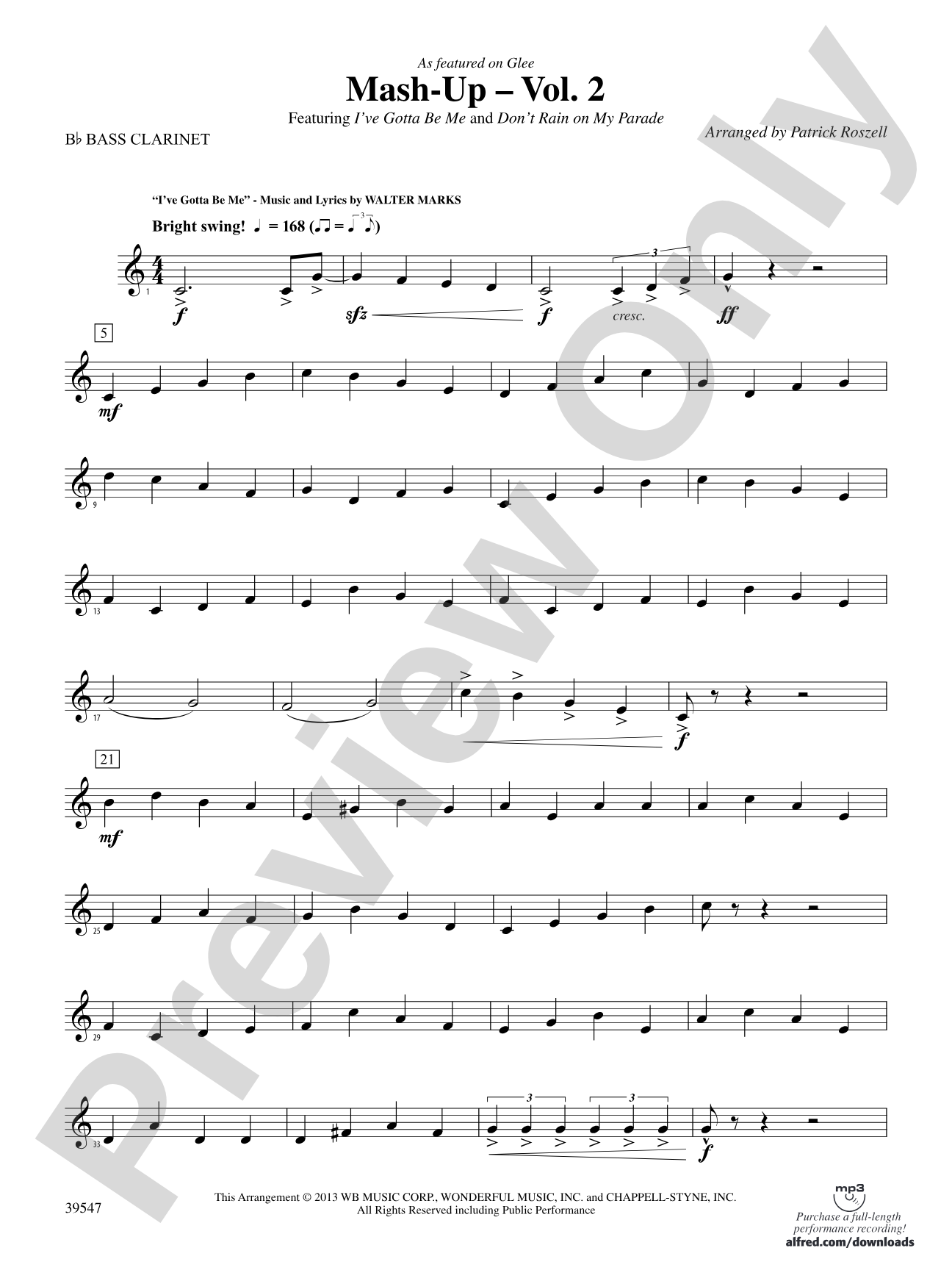 Mash-Up – Vol. 2: B-flat Bass Clarinet