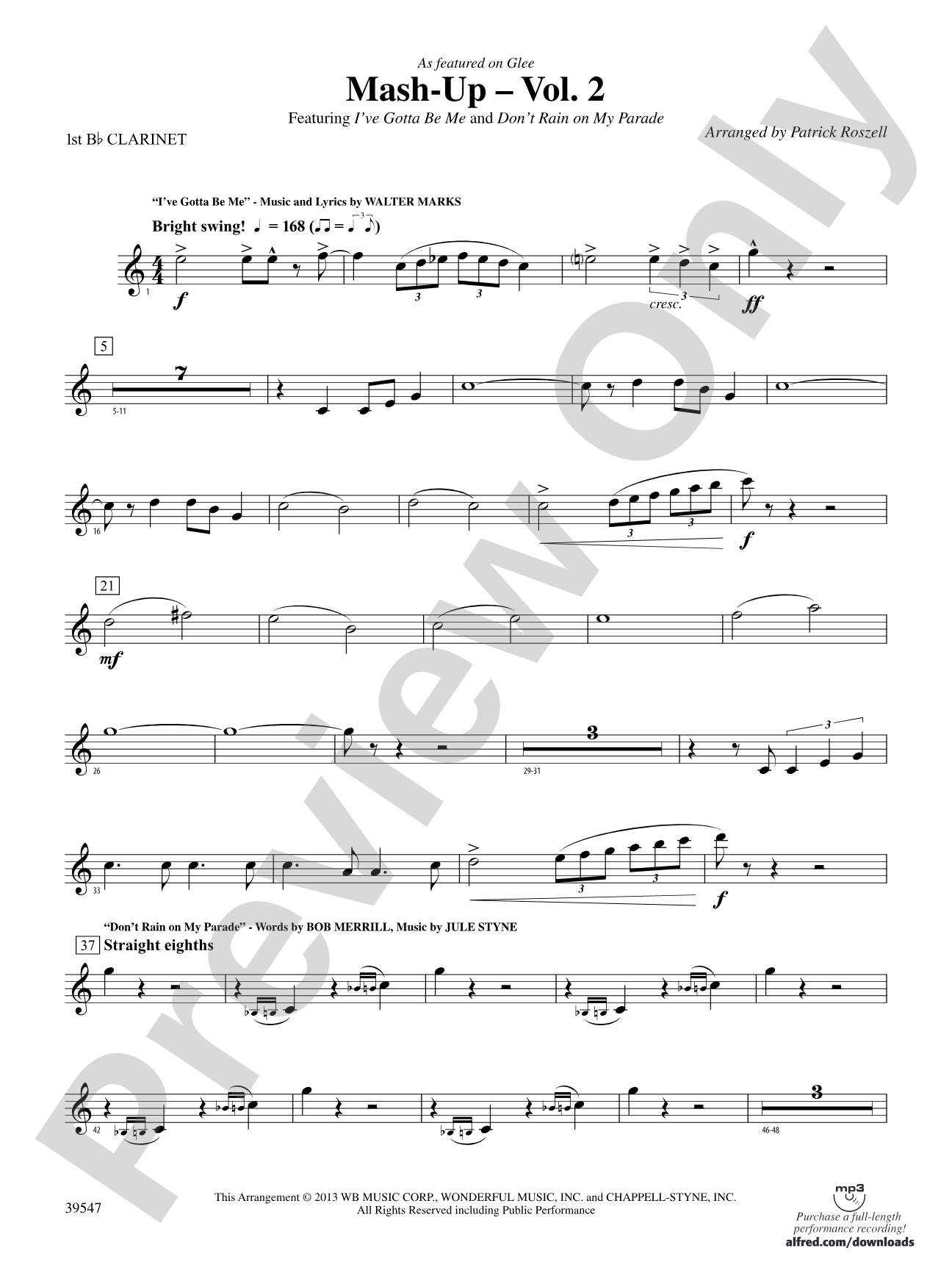 Mash-Up – Vol. 2: 1st B-flat Clarinet