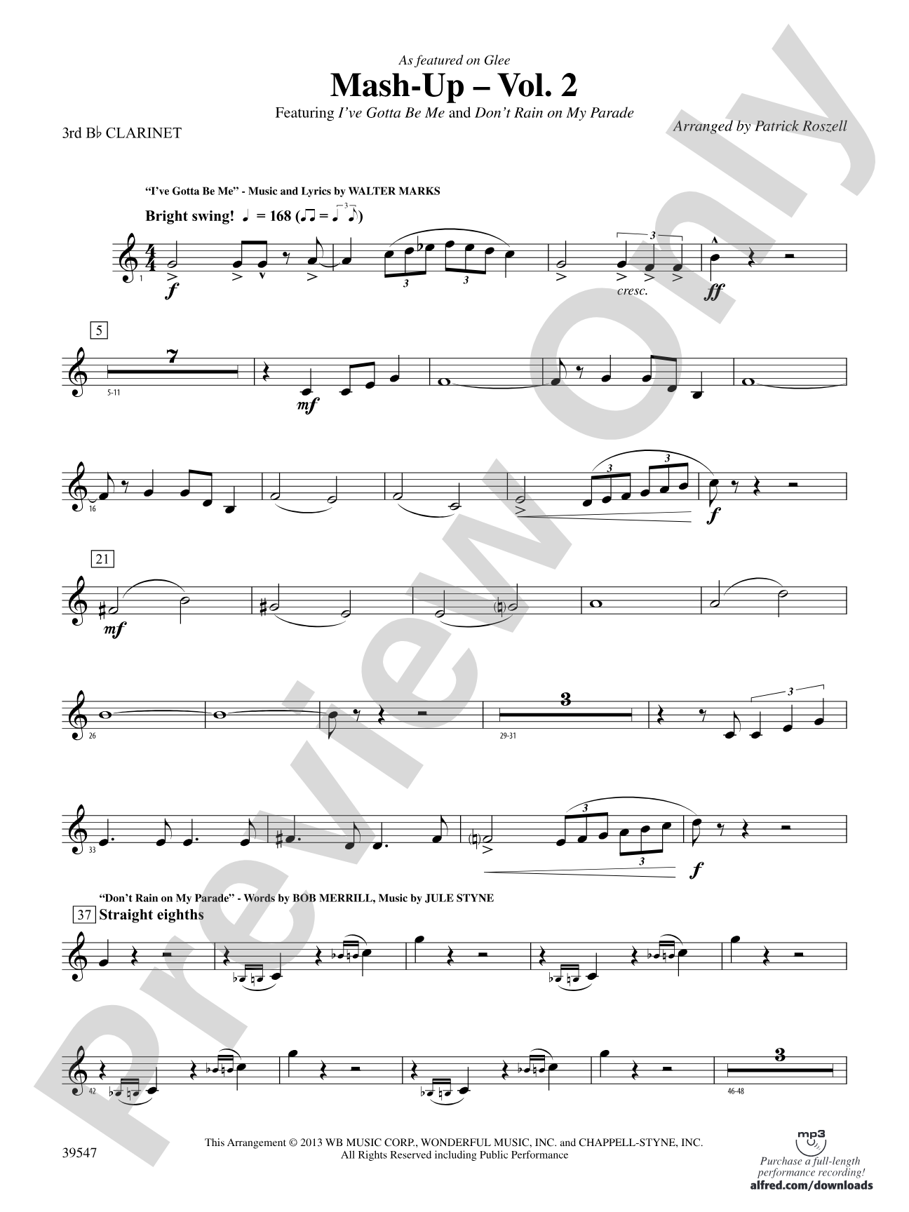 Mash-Up – Vol. 2: 3rd B-flat Clarinet
