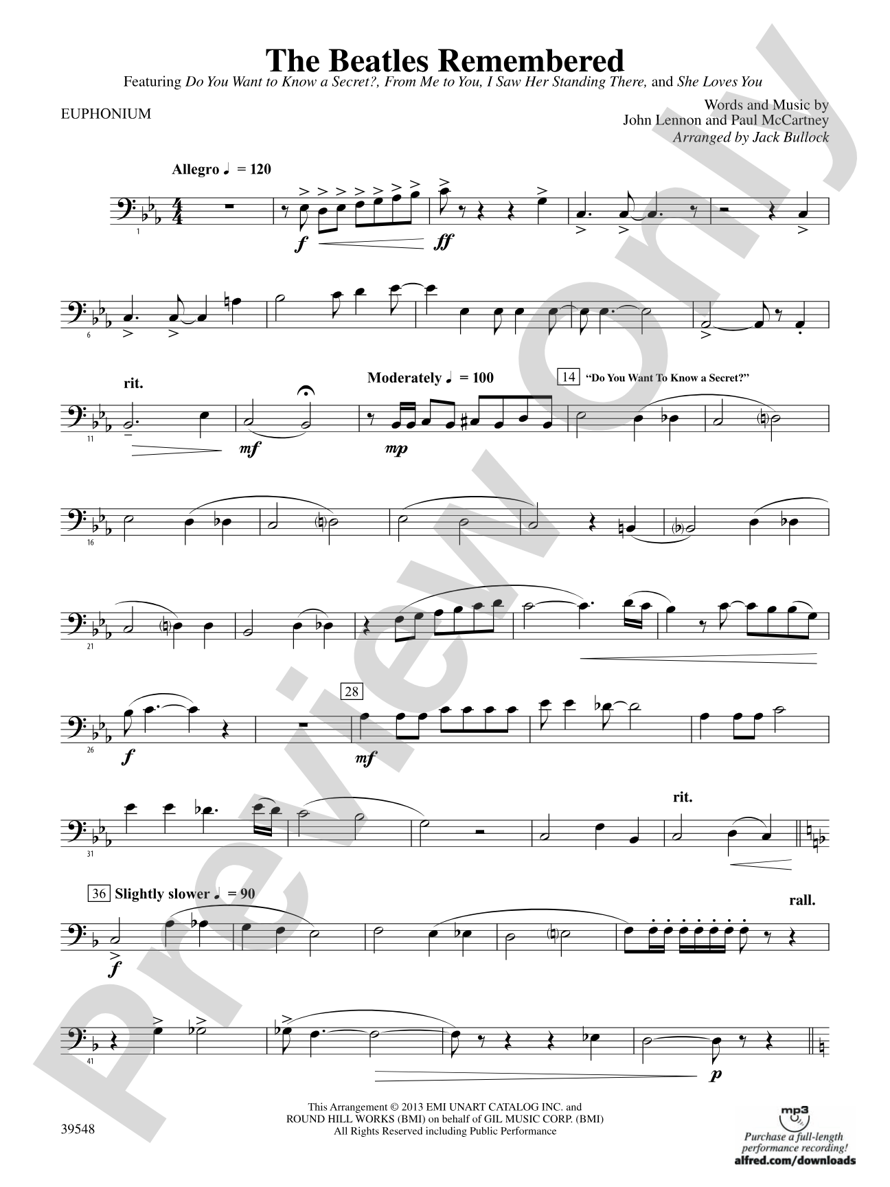 The Beatles Remembered: Baritone B.C.