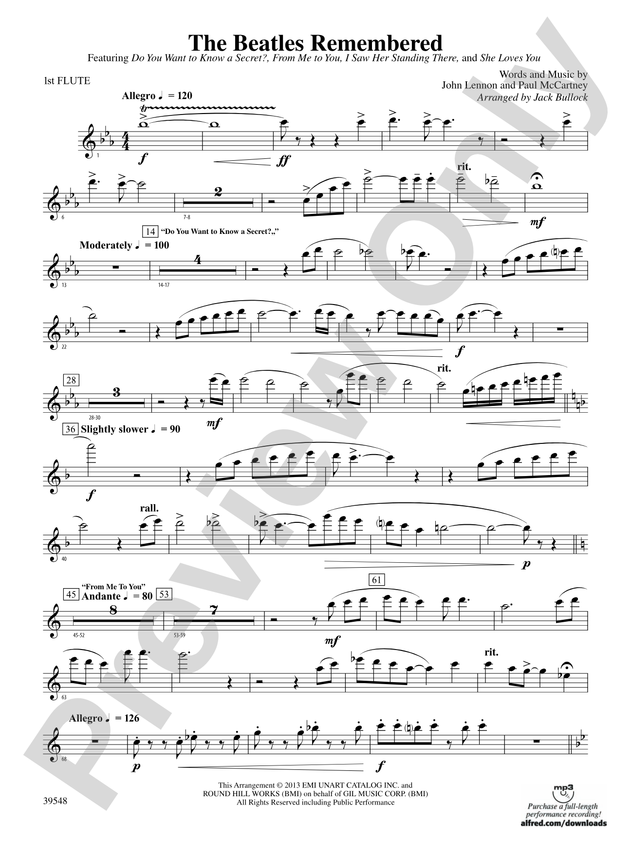 The Beatles Remembered: Flute