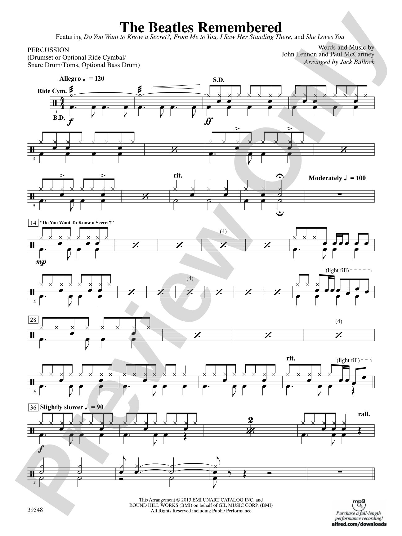 The Beatles Remembered: 1st Percussion