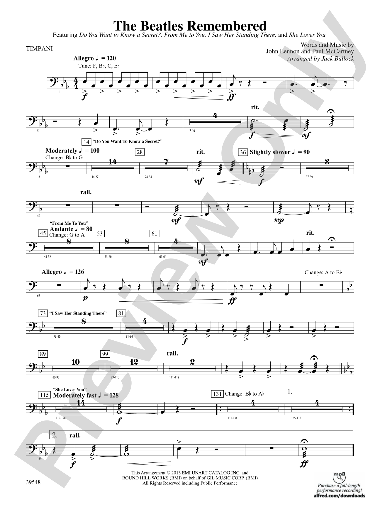 The Beatles Remembered: Timpani