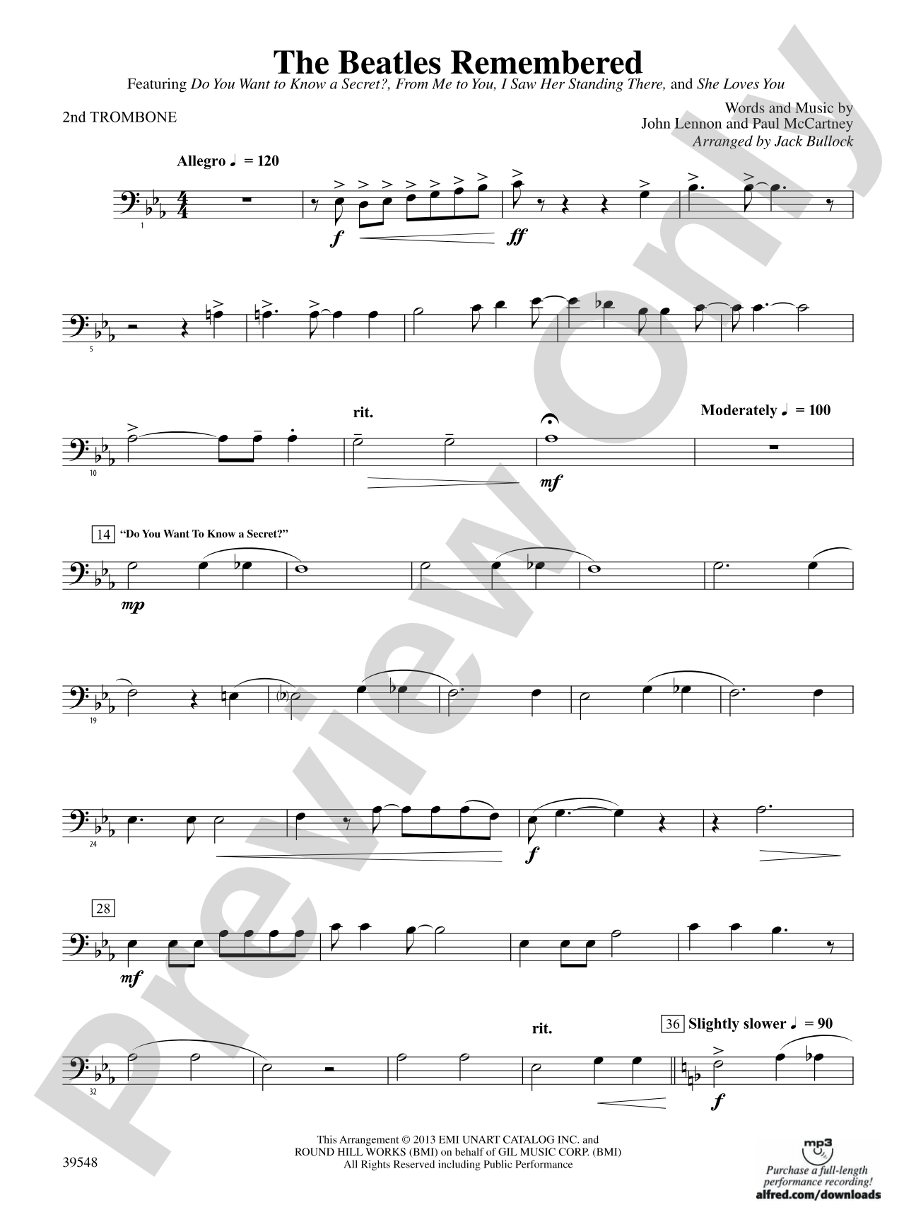The Beatles Remembered: 2nd Trombone