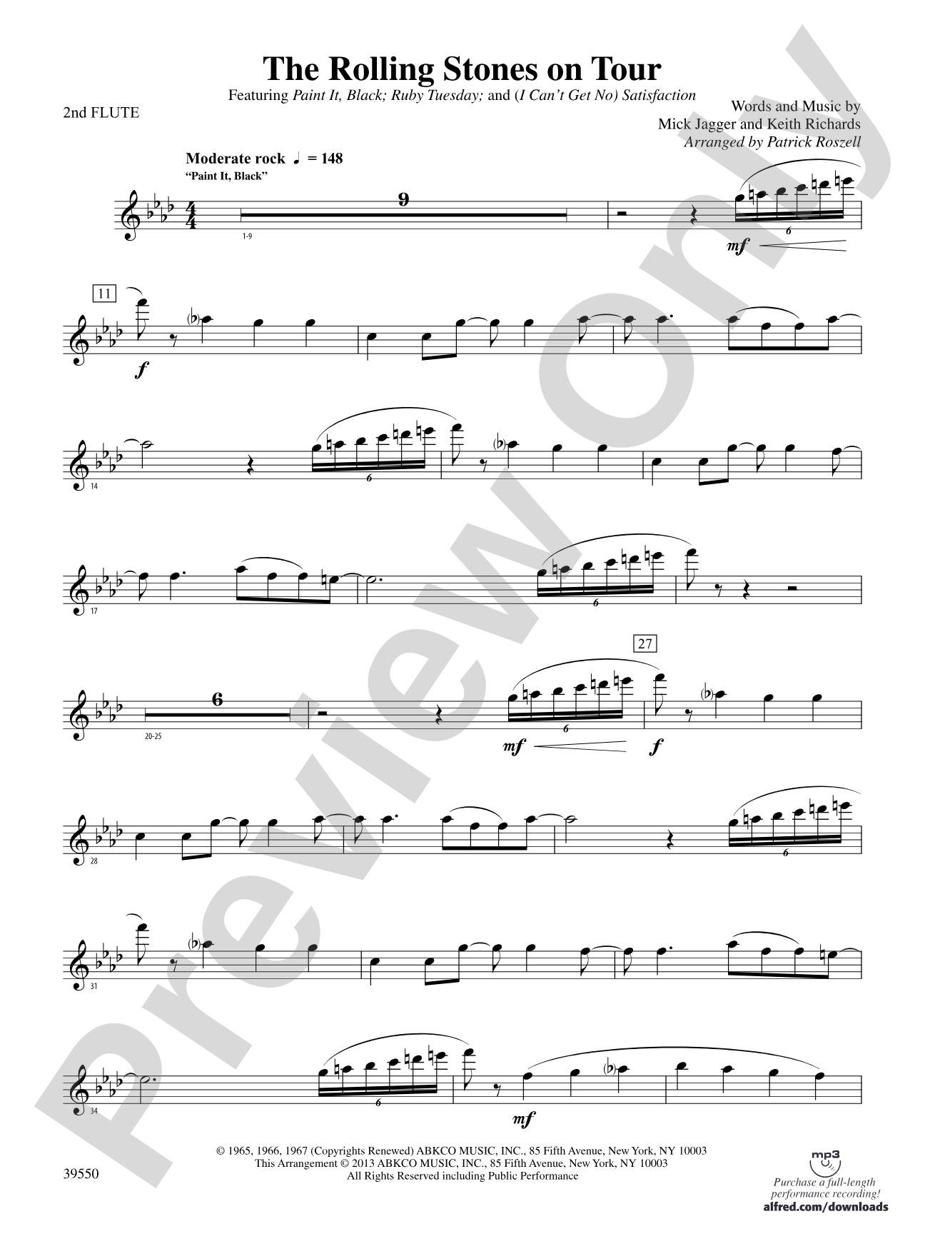 The Rolling Stones on Tour: 2nd Flute