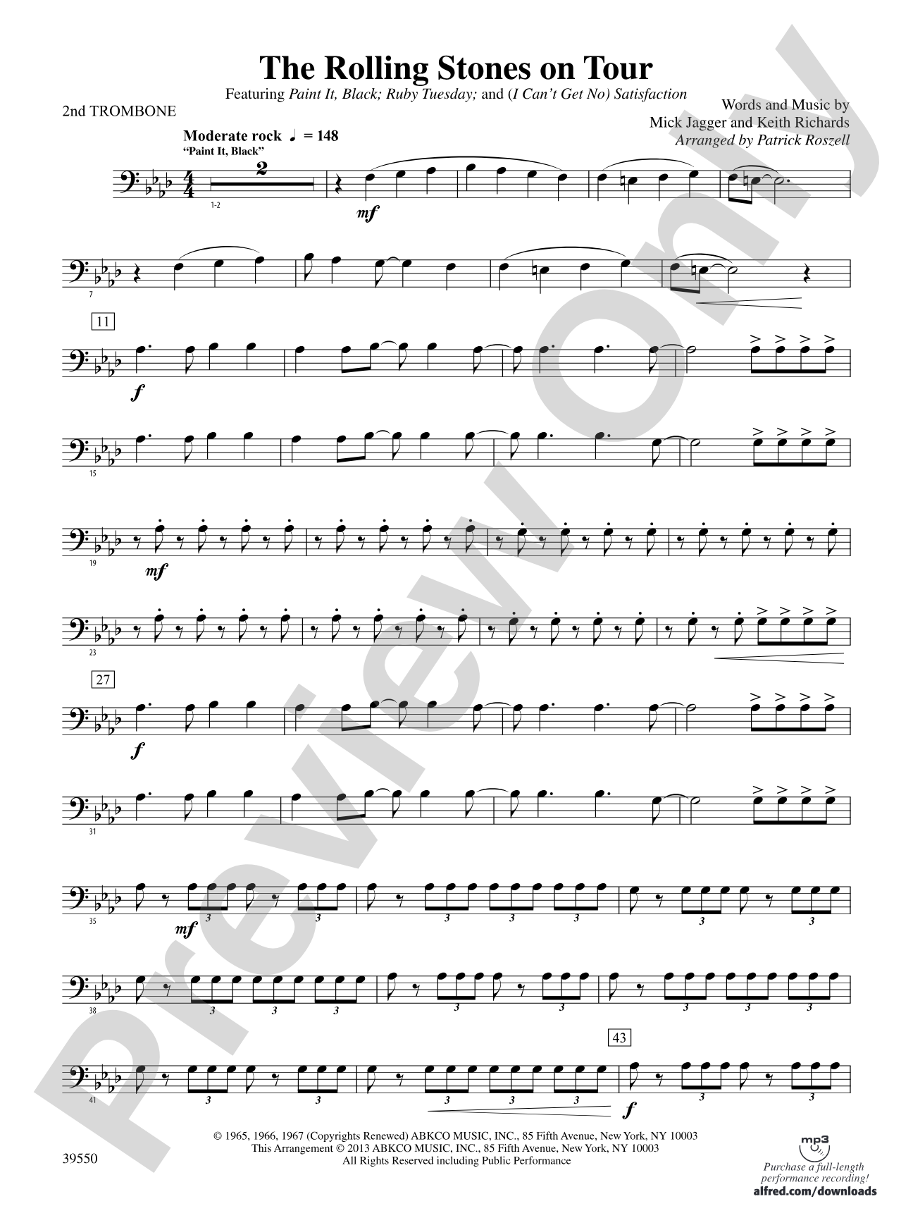 The Rolling Stones on Tour: 2nd Trombone