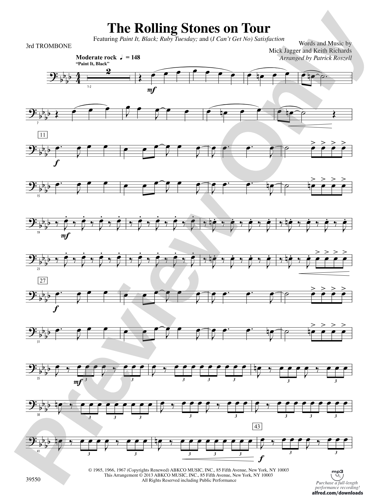 The Rolling Stones on Tour: 3rd Trombone