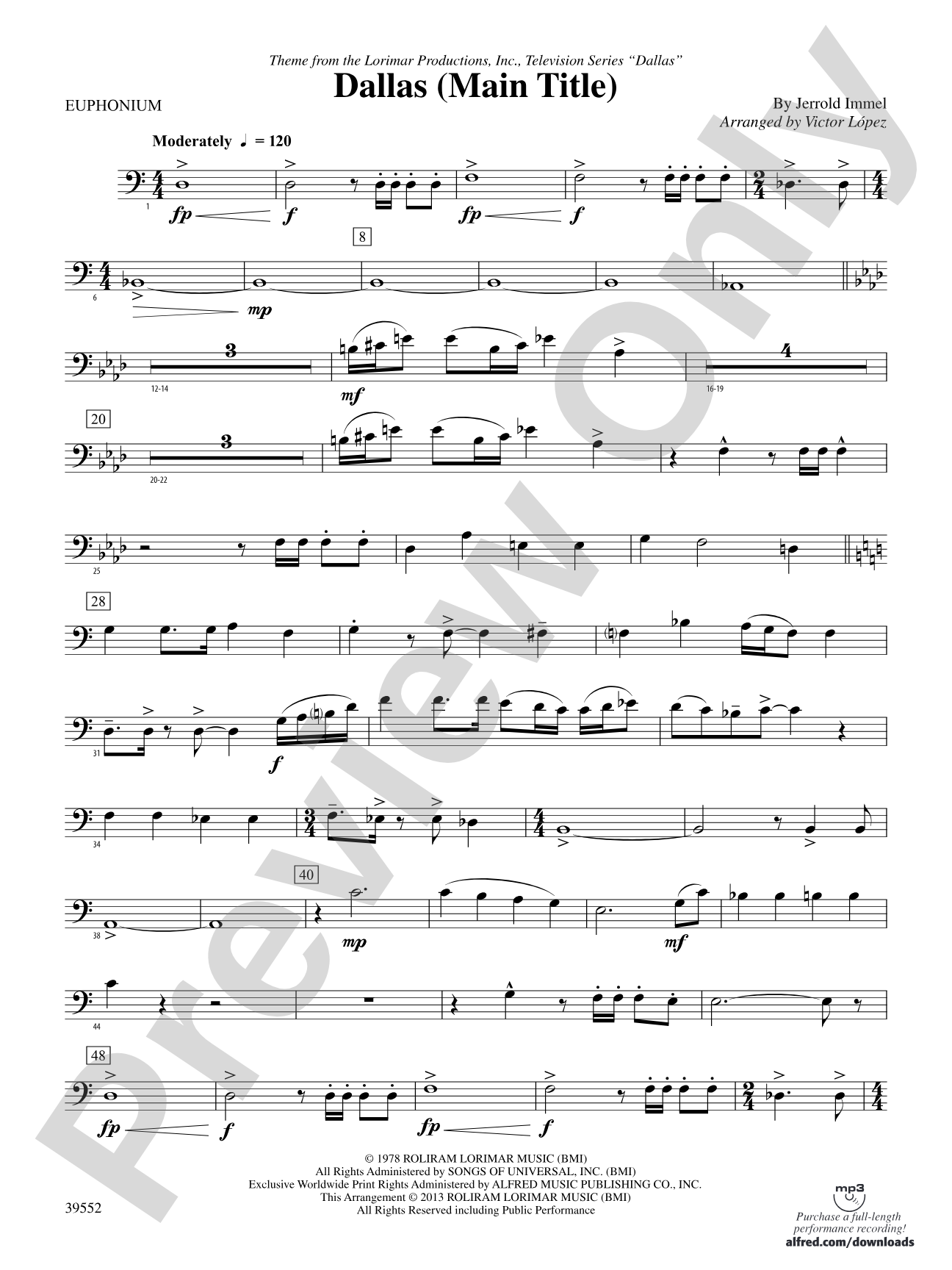 Dallas (Main Title): Baritone B.C.