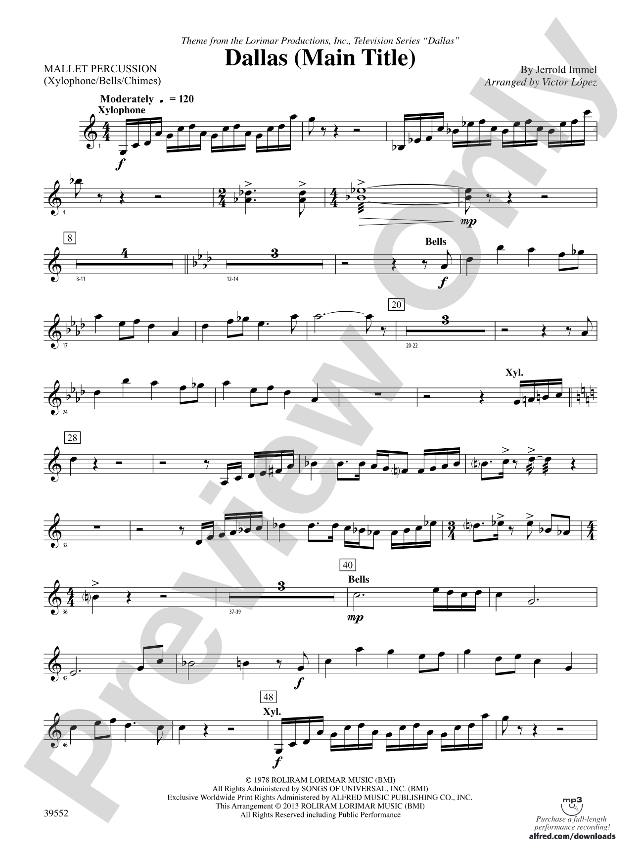 Dallas (Main Title): Mallets