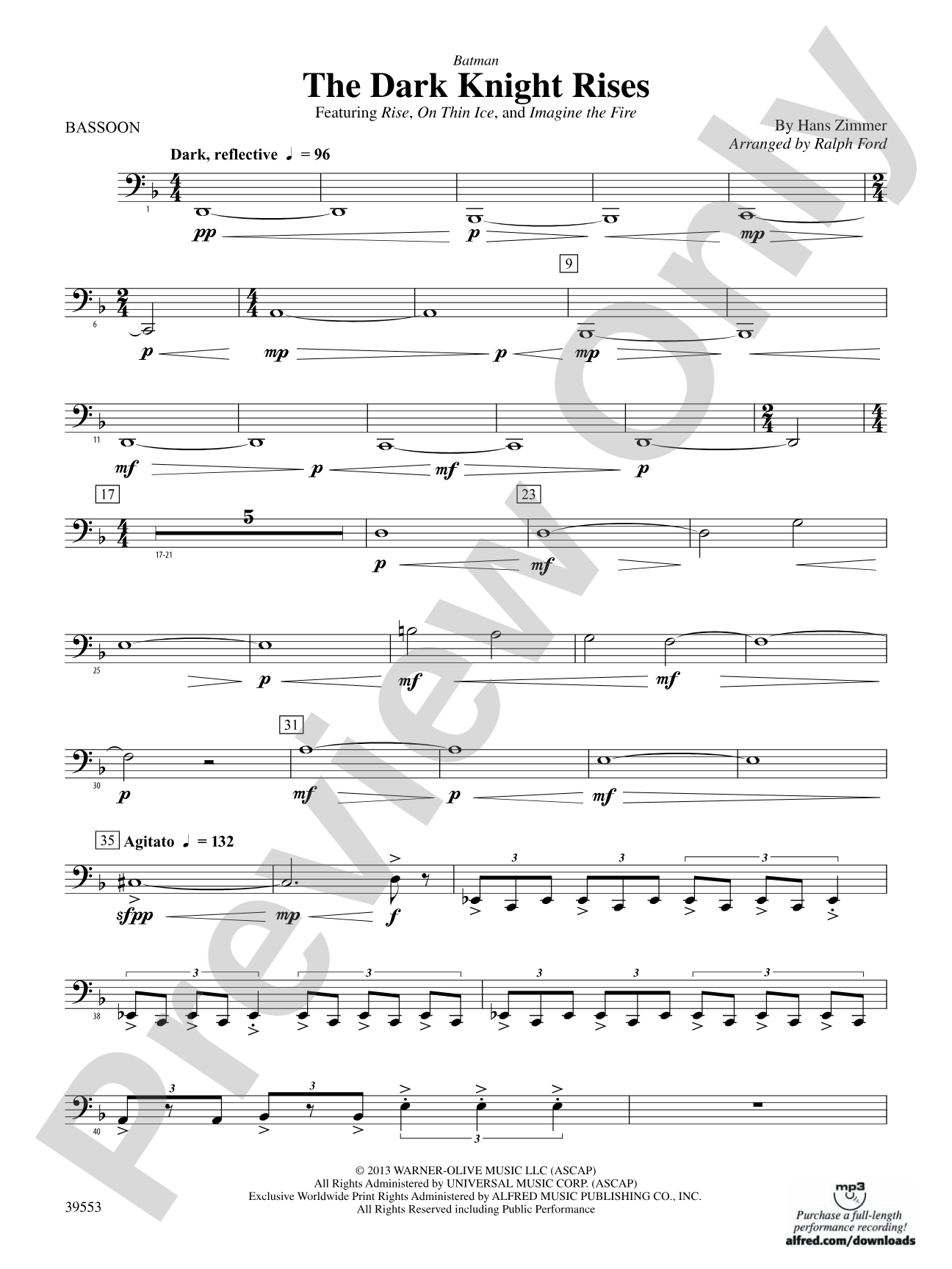 Batman: The Dark Knight Rises: Bassoon