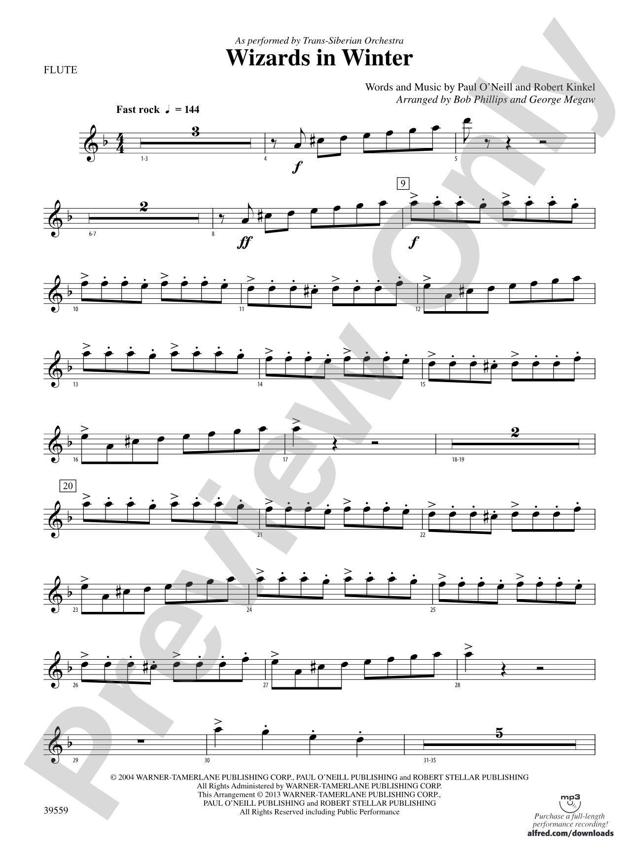 Wizards in Winter: Flute