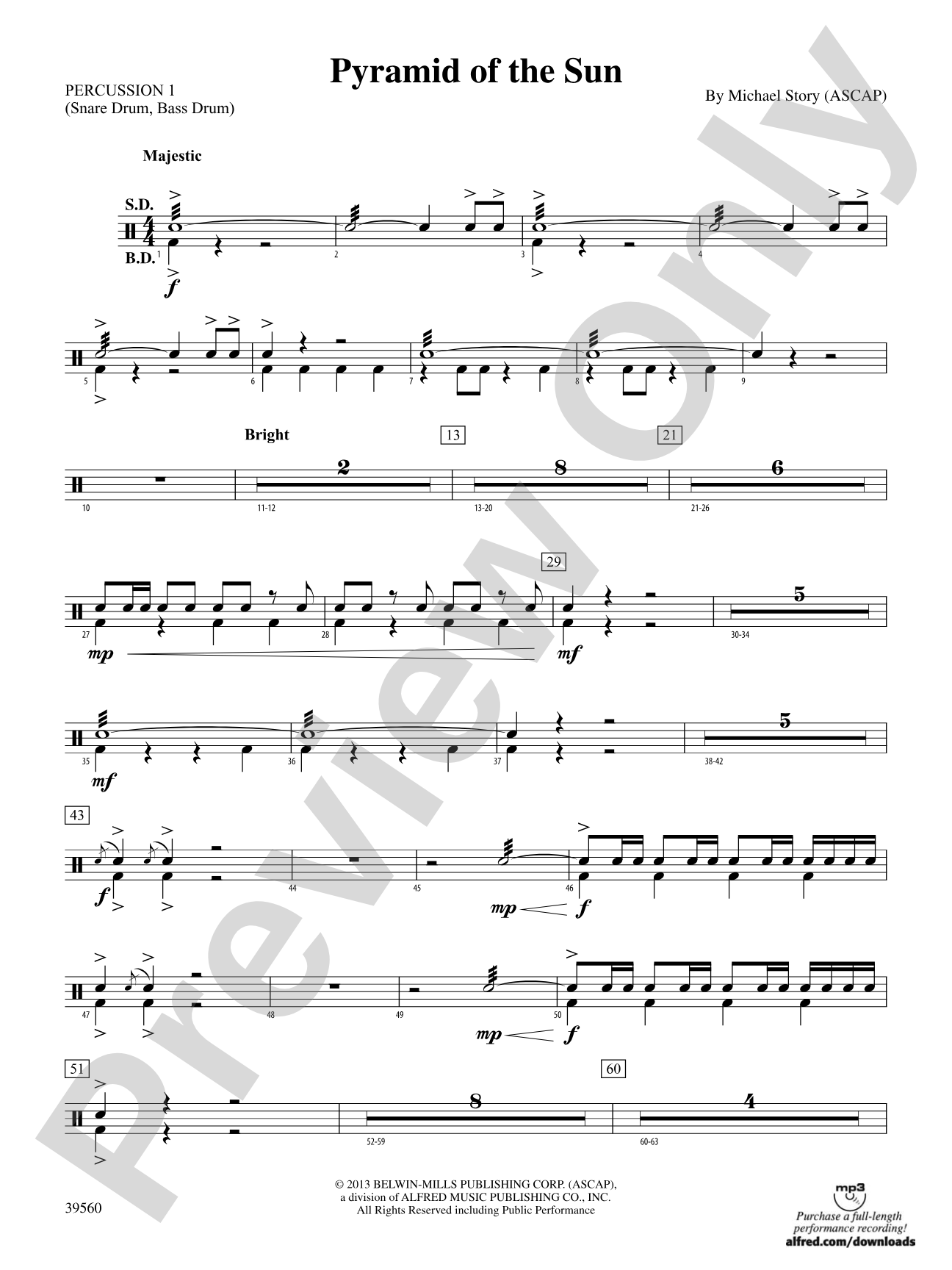 Pyramid of the Sun: 1st Percussion