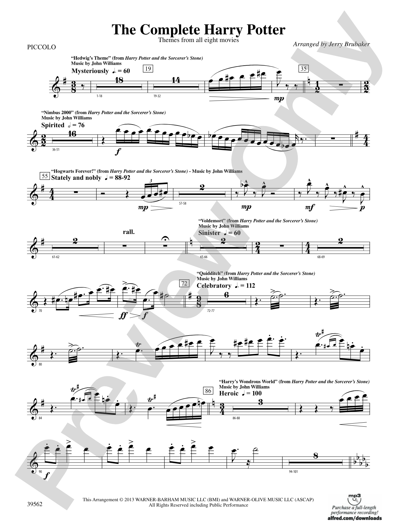 The Complete Harry Potter: Piccolo