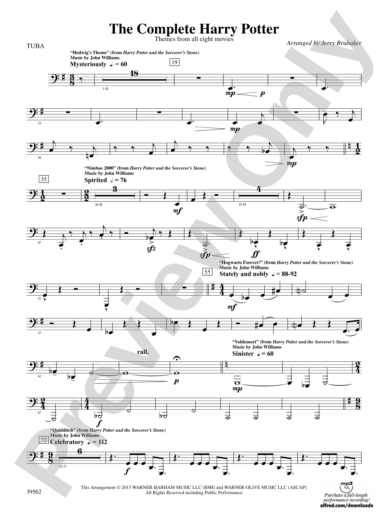 The Complete Harry Potter: Tuba