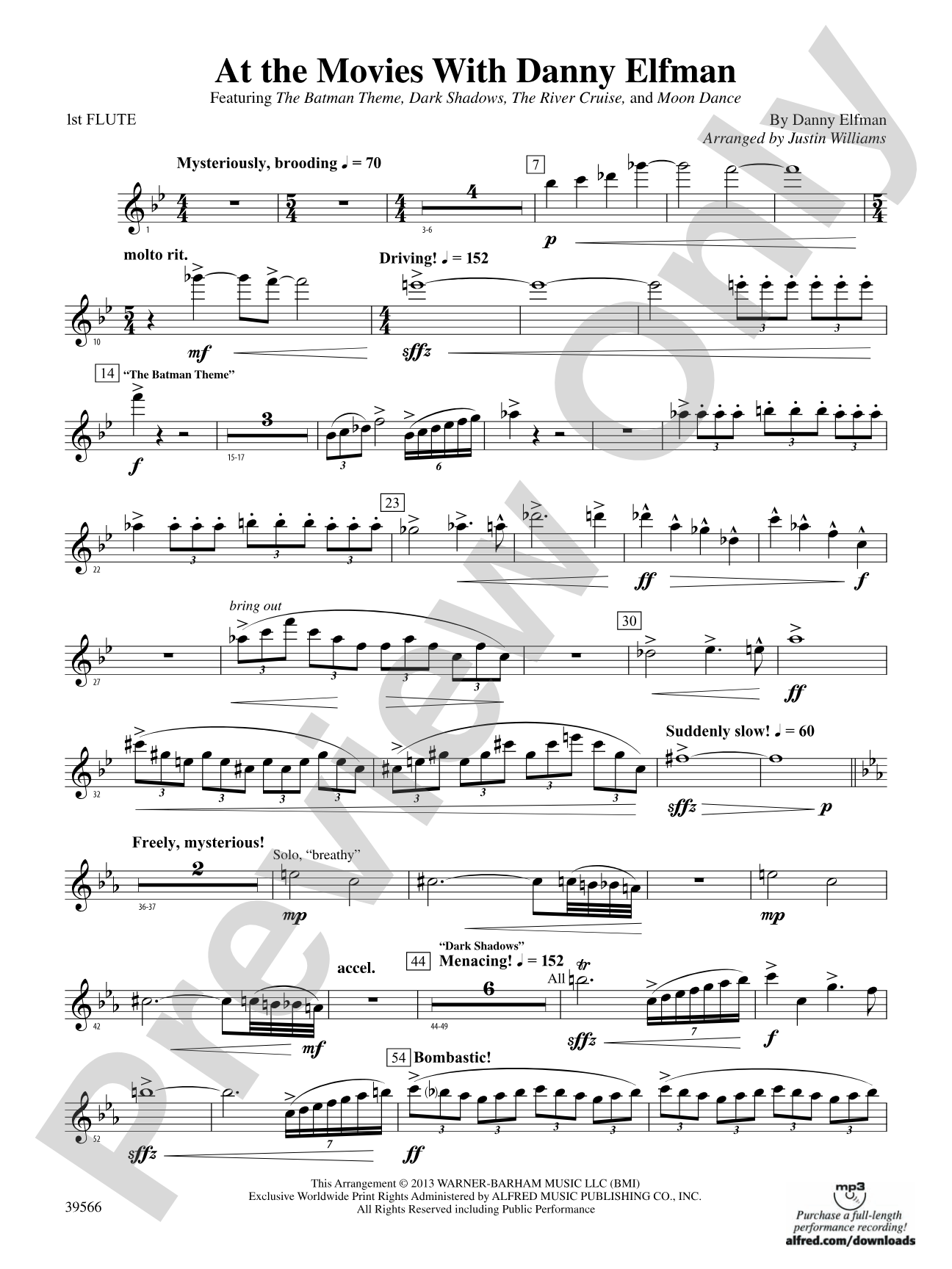 At the Movies with Danny Elfman: Flute