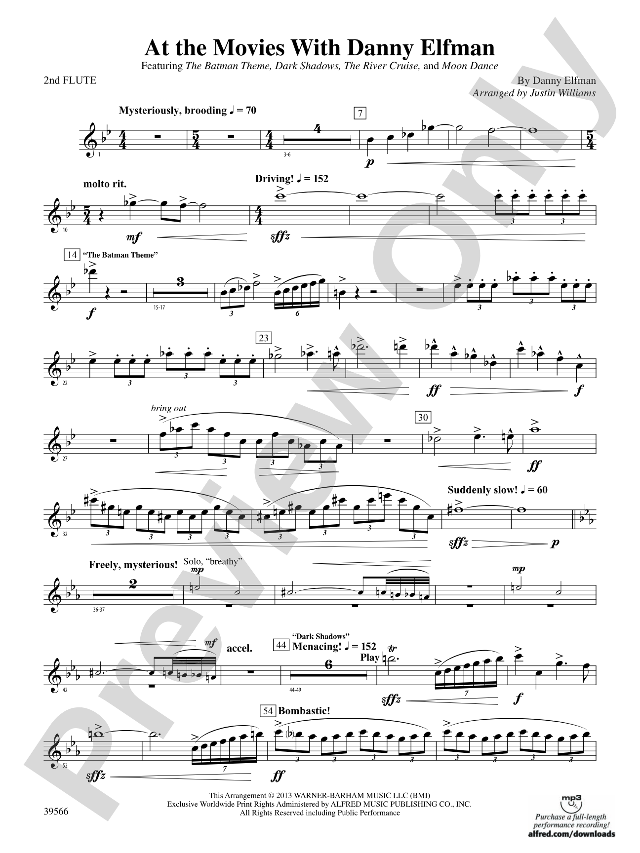 At the Movies with Danny Elfman: 2nd Flute