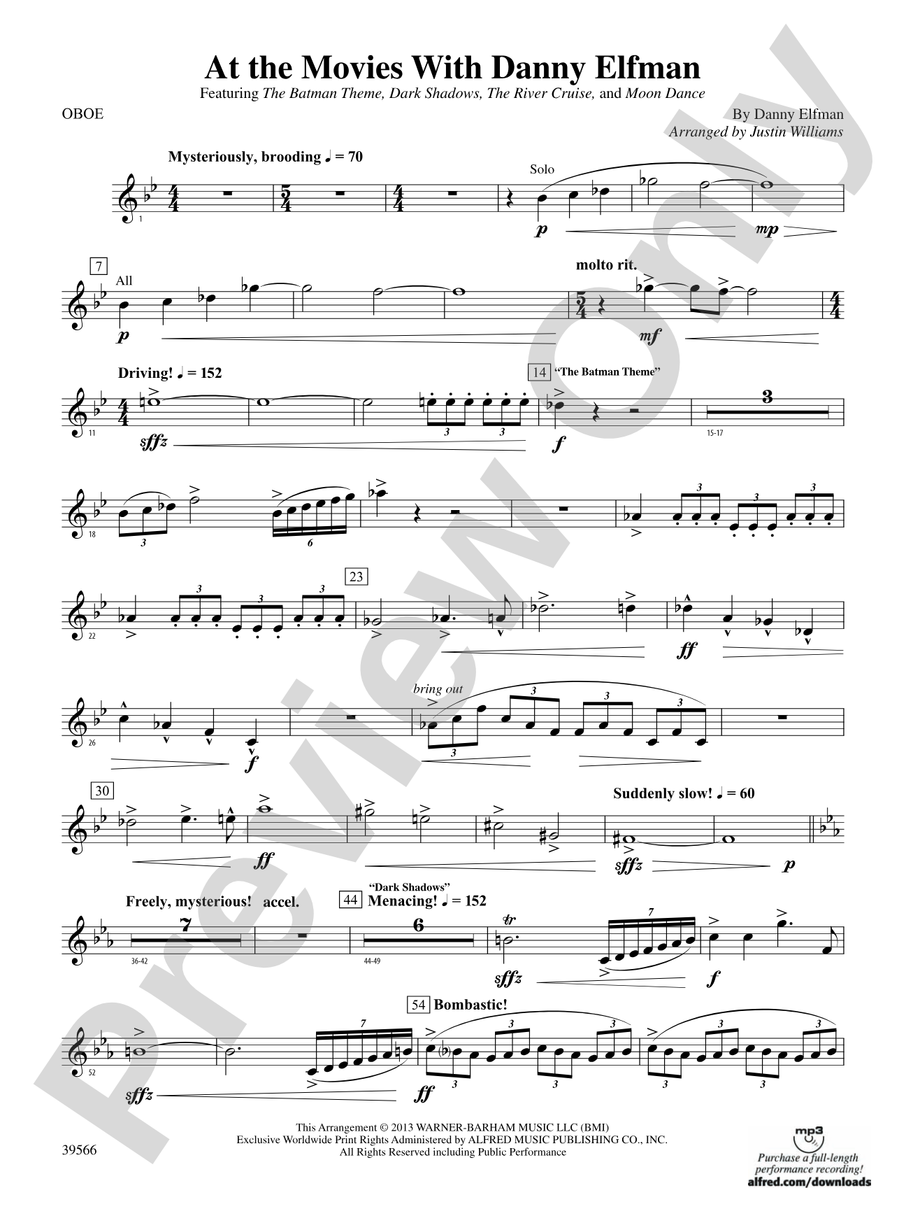 At the Movies with Danny Elfman: Oboe