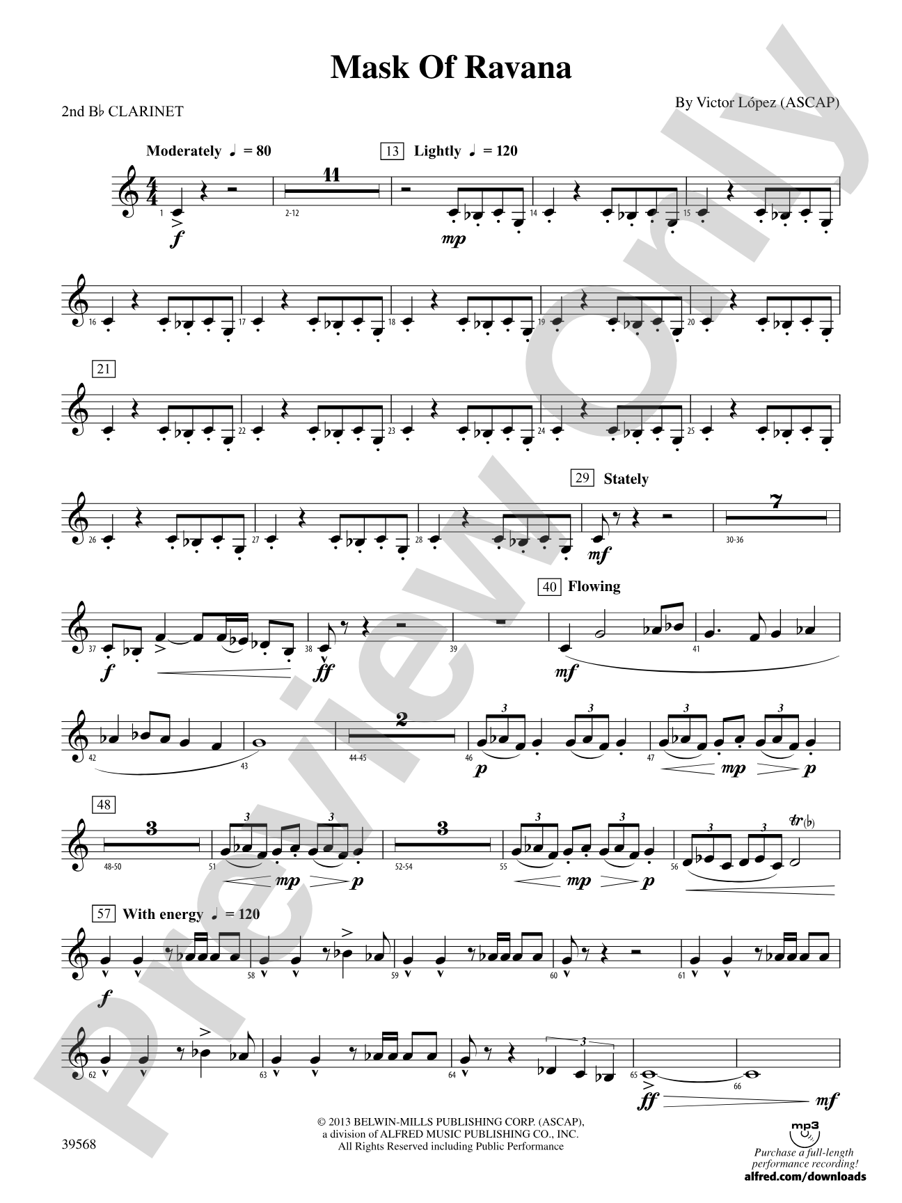 Mask of Ravana: 2nd B-flat Clarinet