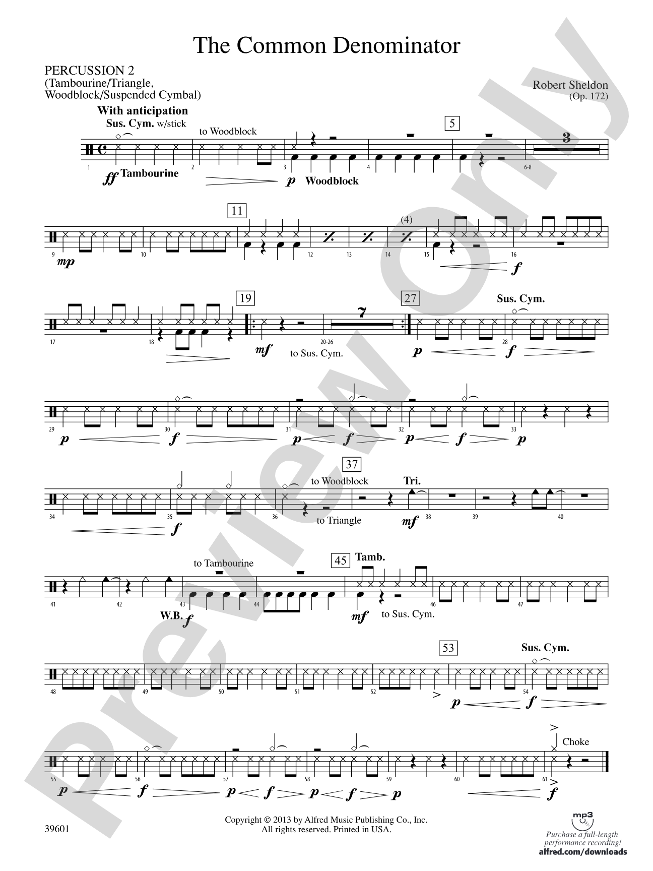 The Common Denominator: 2nd Percussion