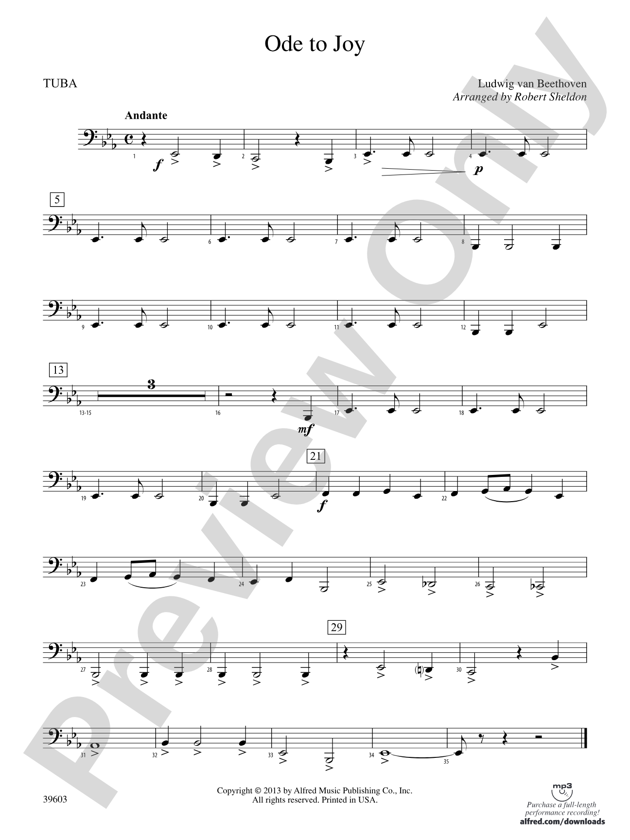 Ode to Joy: Tuba