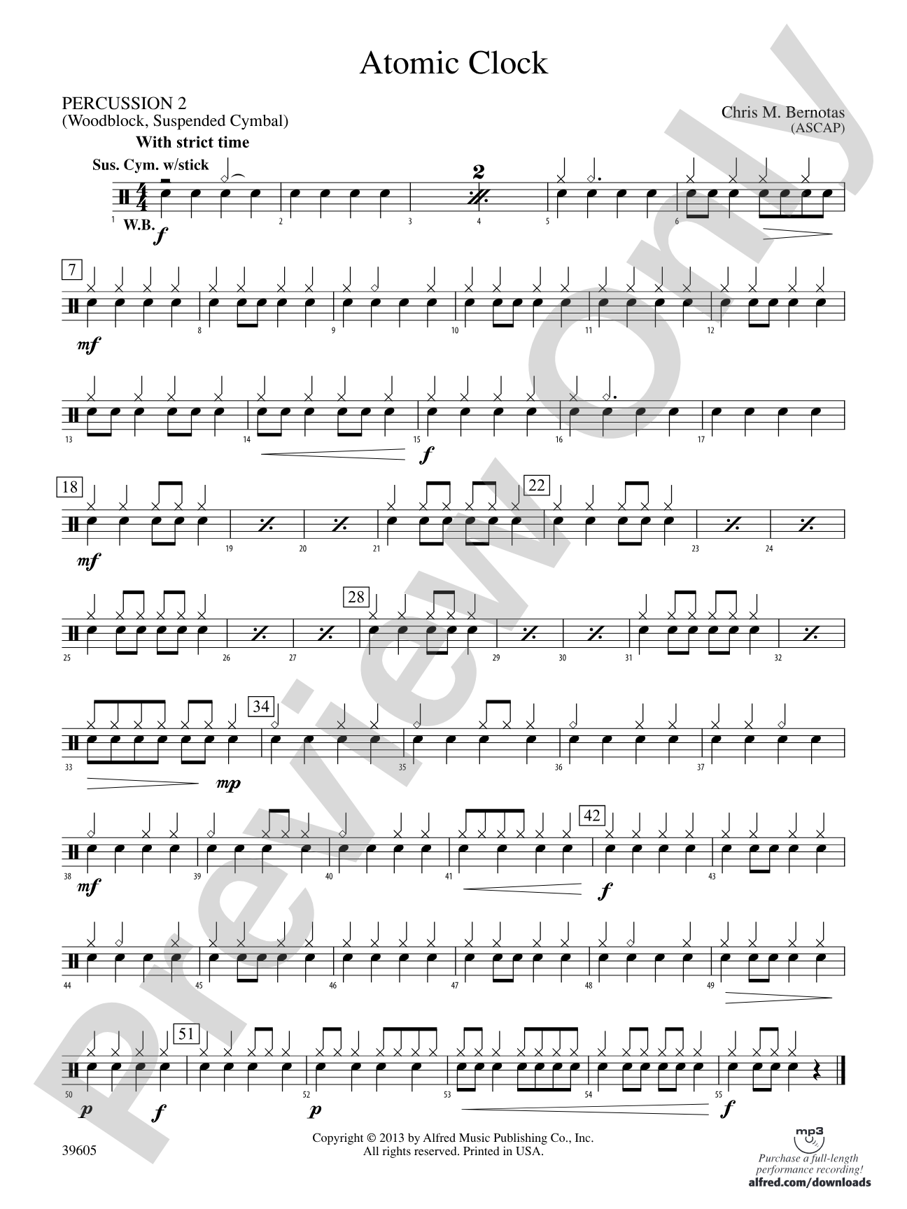 Atomic Clock: 2nd Percussion