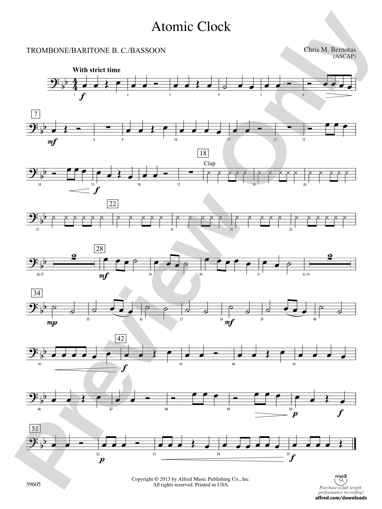 Atomic Clock: 1st Trombone