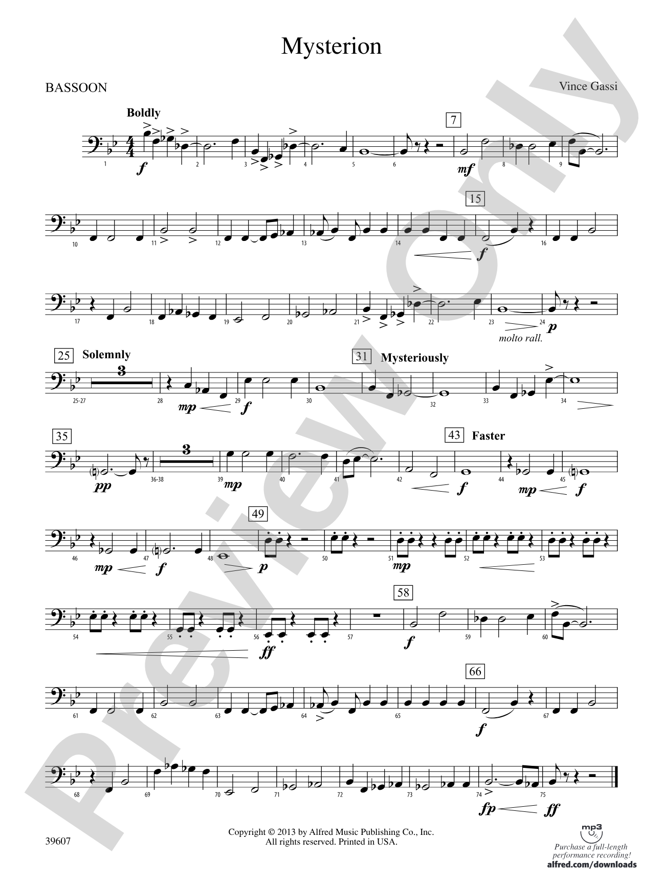Mysterion: Bassoon