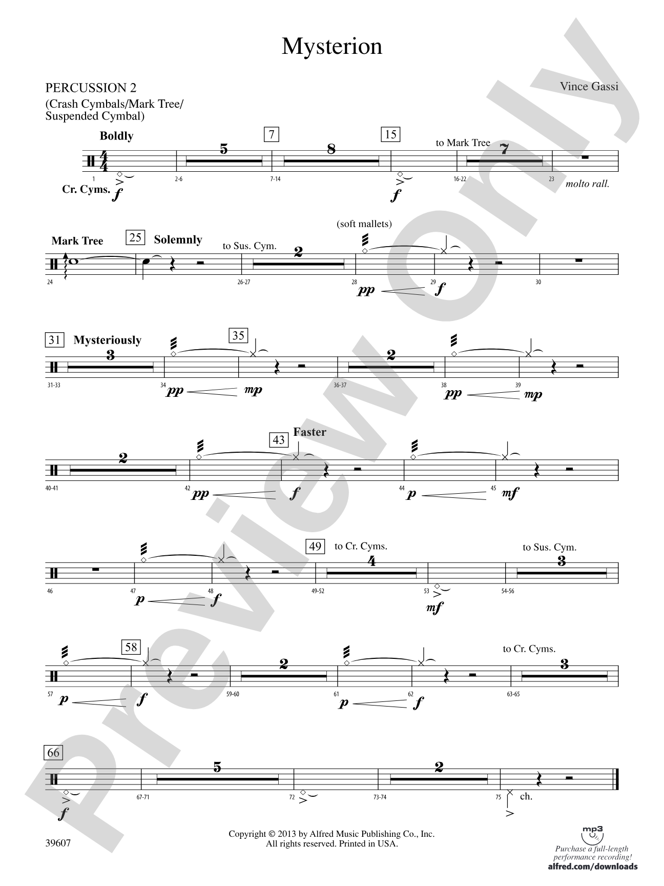 Mysterion: 2nd Percussion