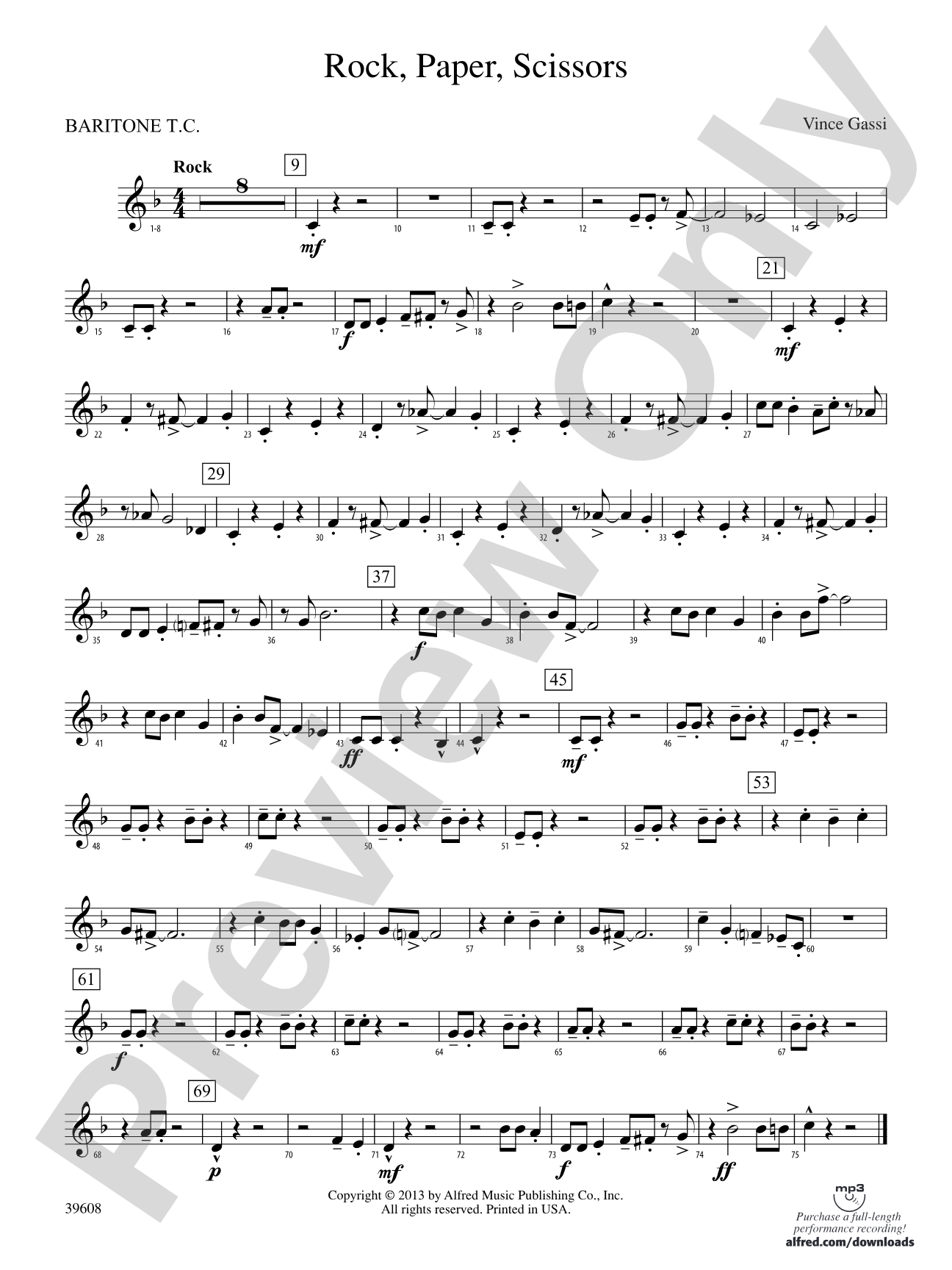 Rock, Paper, Scissors: Baritone T.C.