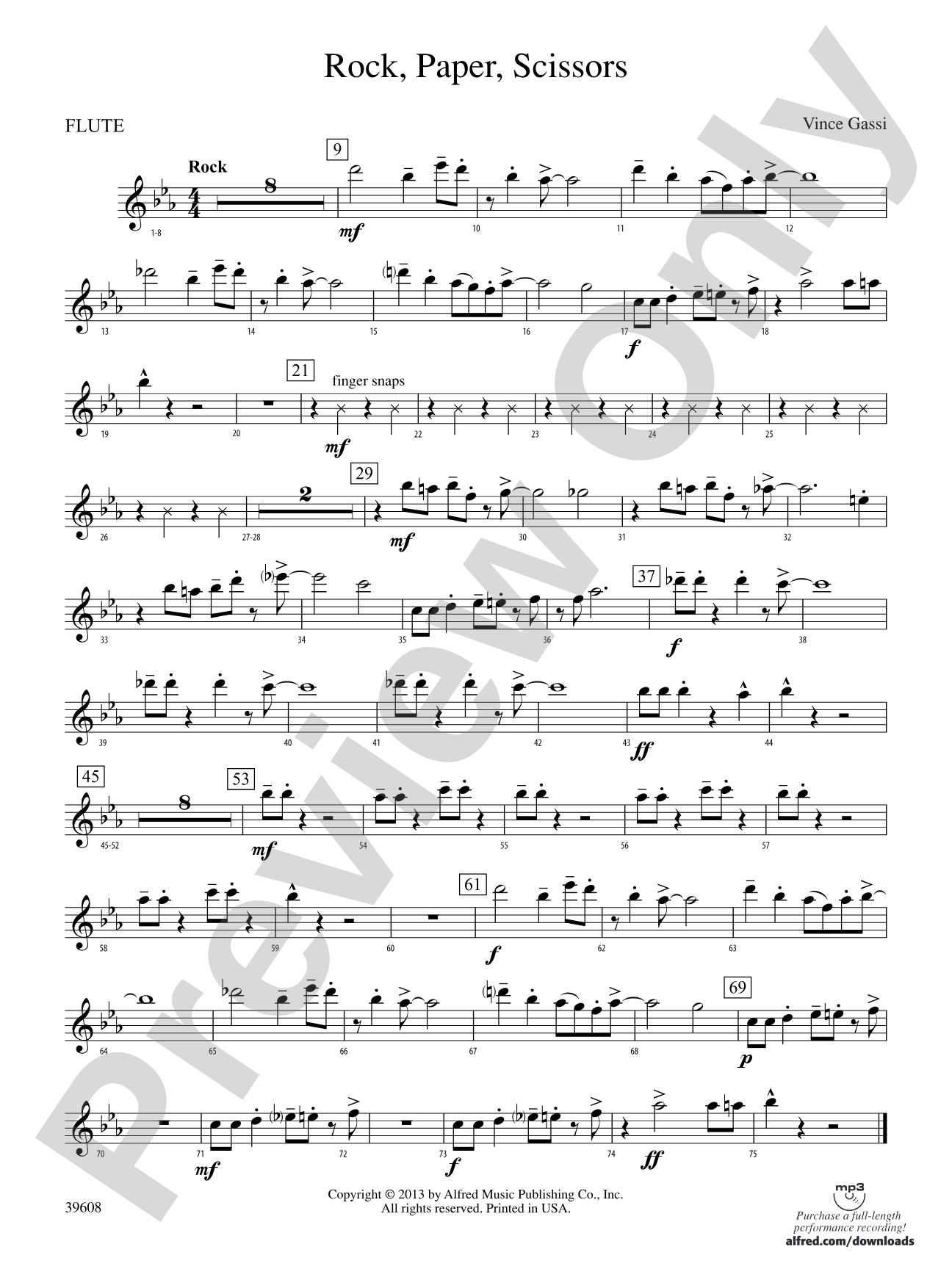 Rock, Paper, Scissors: Flute