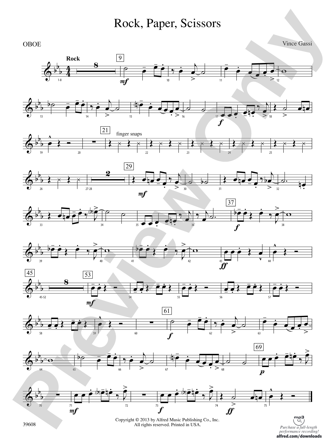 Rock, Paper, Scissors: Oboe