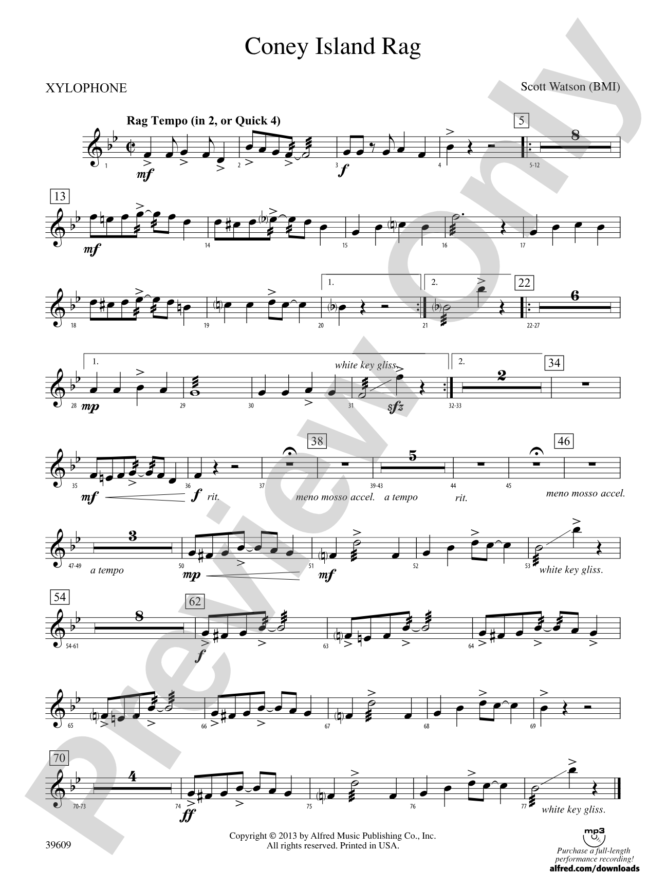 Coney Island Rag: Xylophone