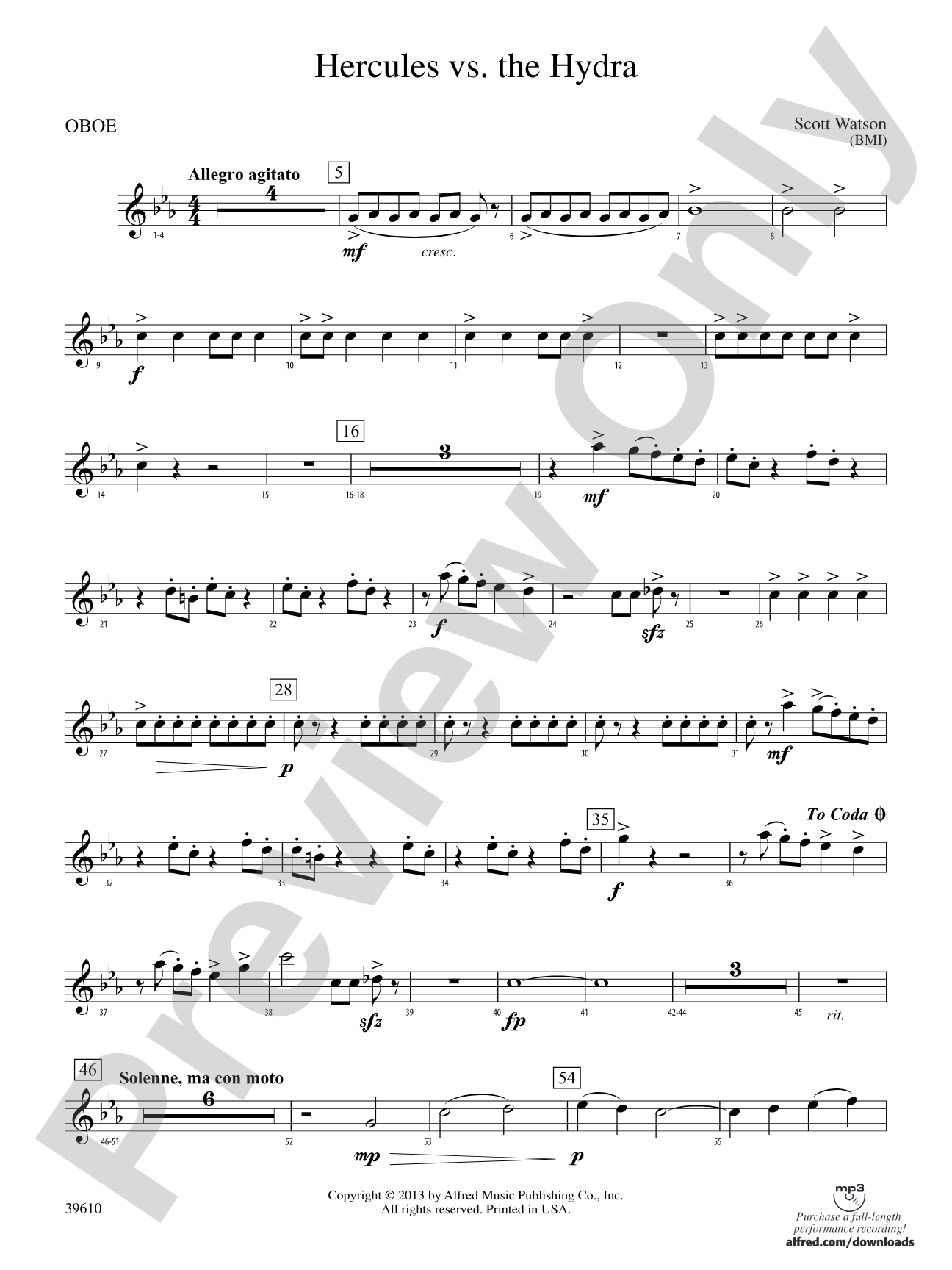 Hercules vs. the Hydra: Oboe
